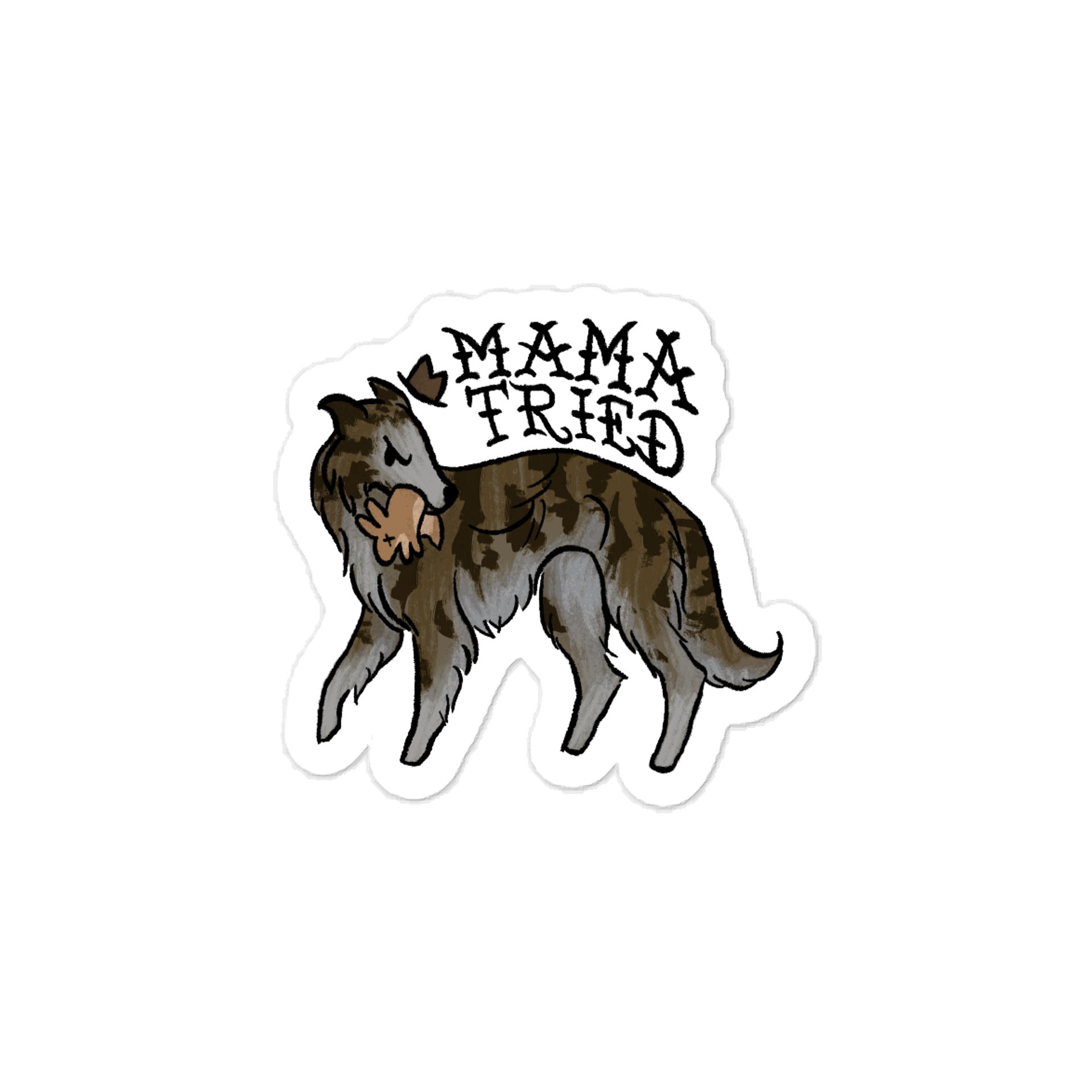 Mama Tried Sticker - Brindle product image (1)