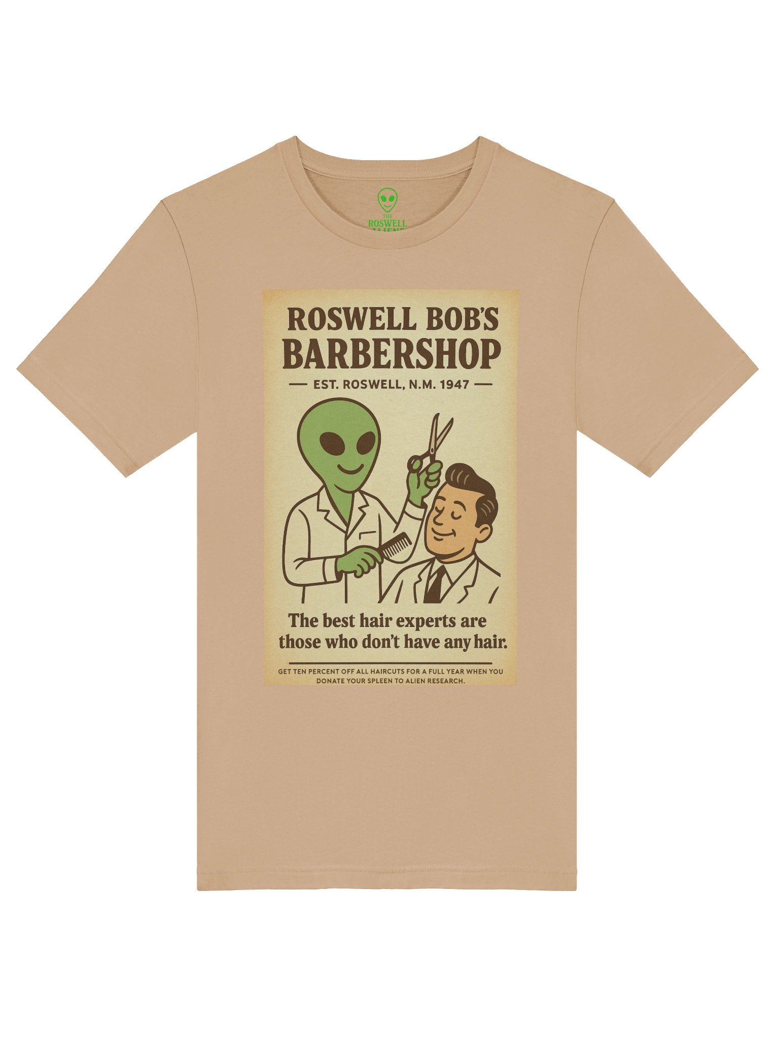 Roswell Bob's Barbershop T-Shirt product image (5)