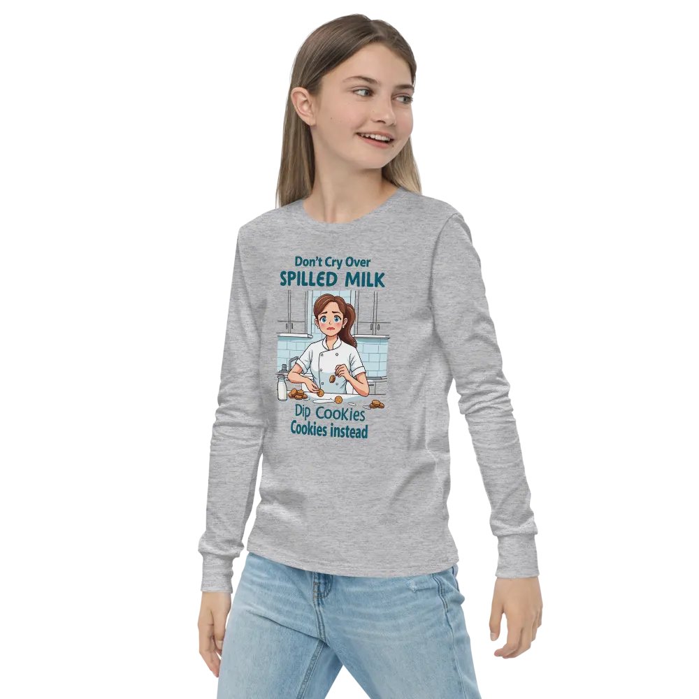 Spilled Milk, Dipped Cookies Long Sleeve Tee product image (21)
