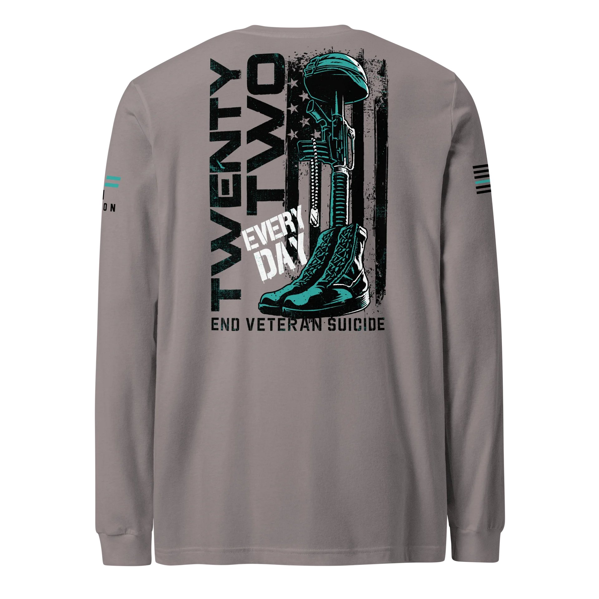22 Everyday: End Veteran Suicide Long Sleeve product image (1)