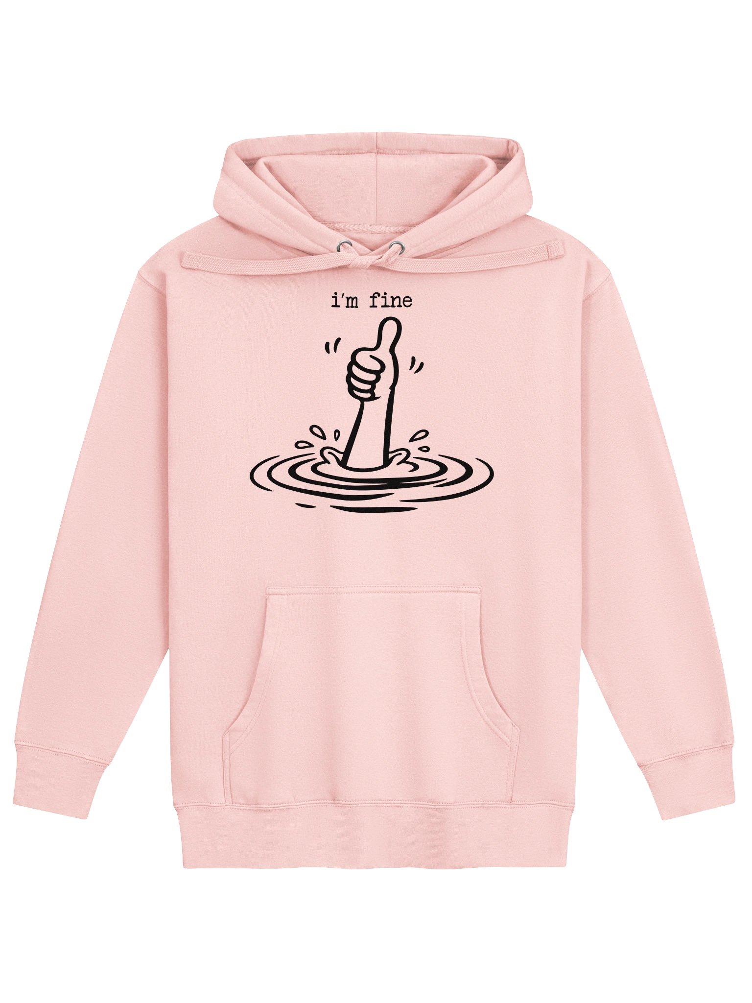 I'm Fine Thumbs Up Minimalist Premium Hoodie product image (9)