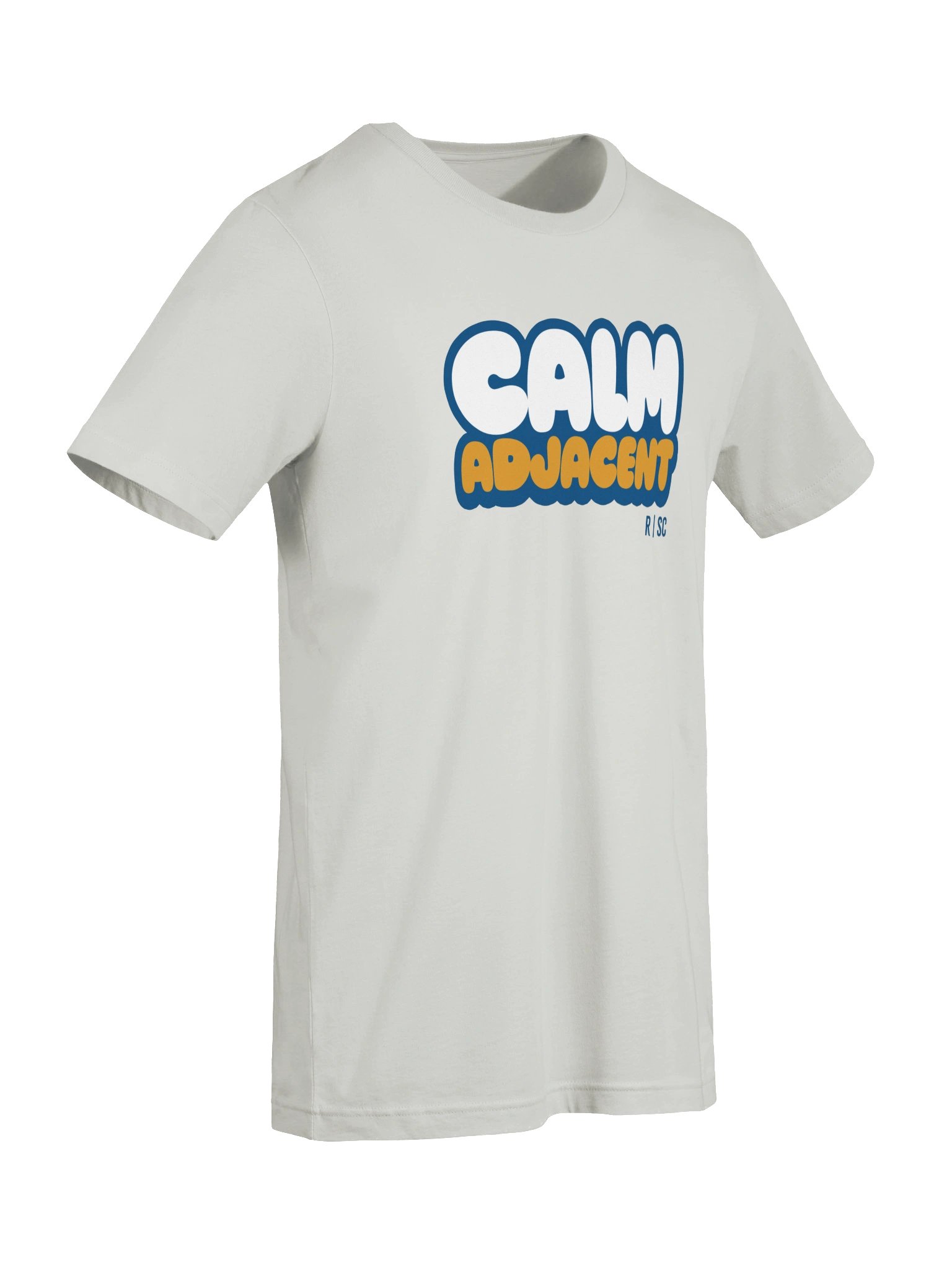 Calm Adjacent T-shirt (Blue & Orange) product image (27)