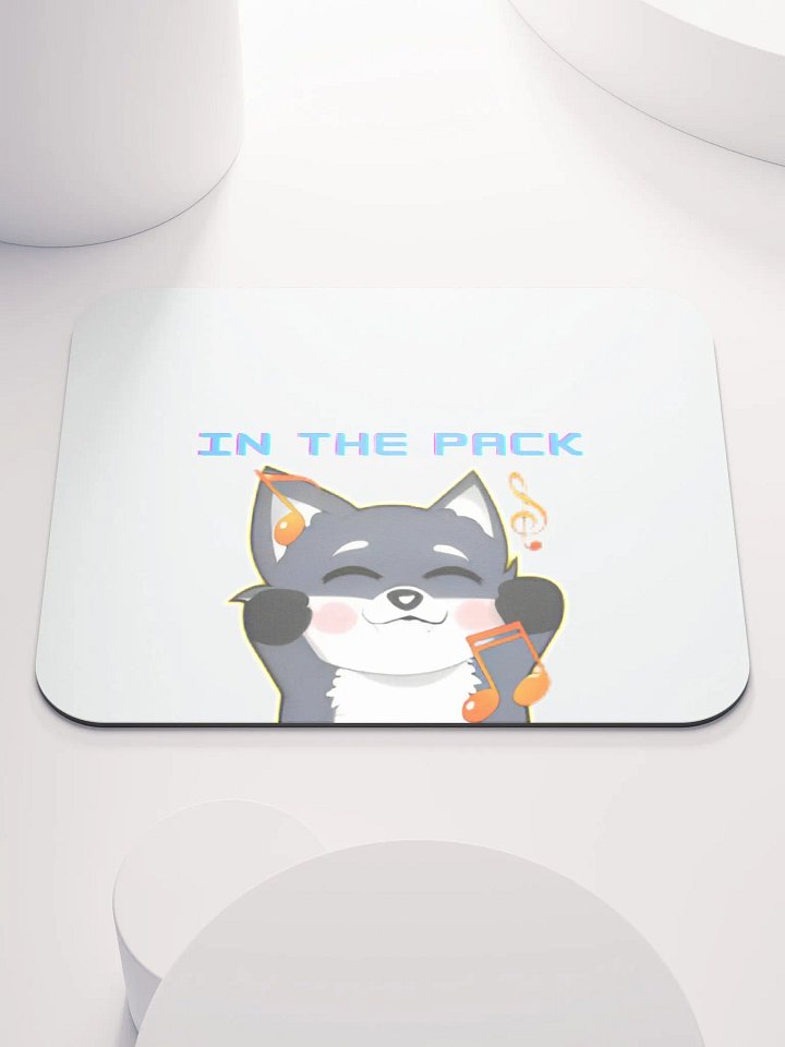 Wolf Emote In The Pack Mouse Pad product image (1)