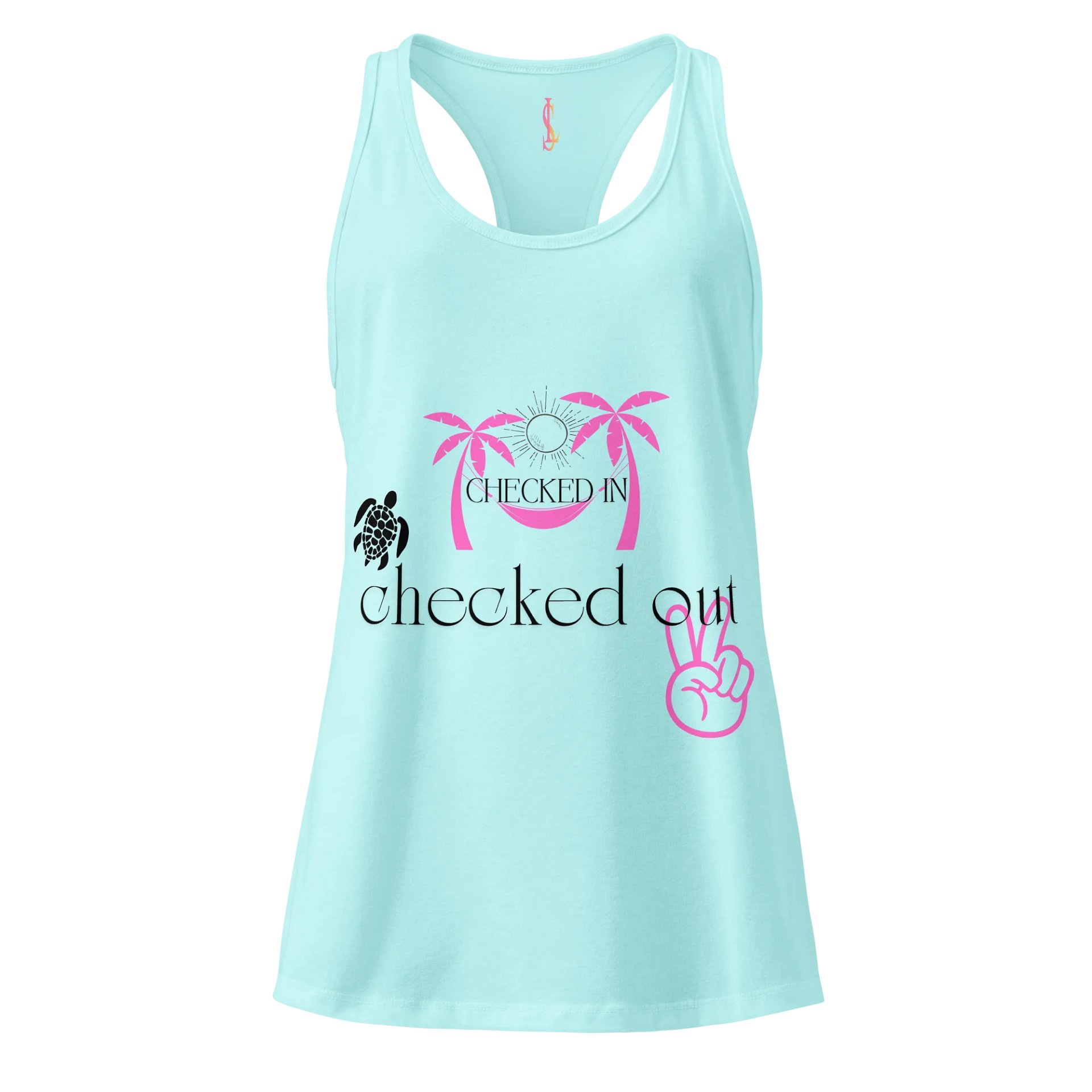 Checked In/Checked Out Racerback Tank product image (2)