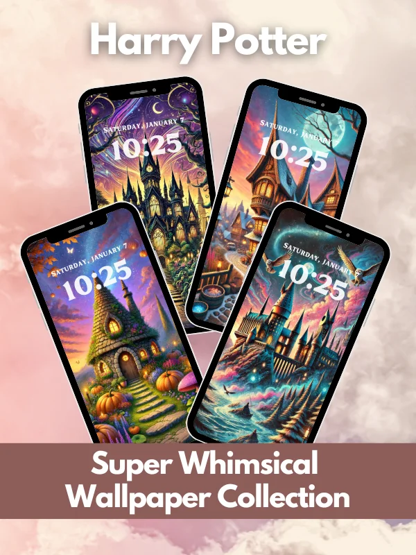 Magical Fantasy Illustration Phone Wallpaper Bundle 4K Quality Bundle for Android and IOS product image (1)