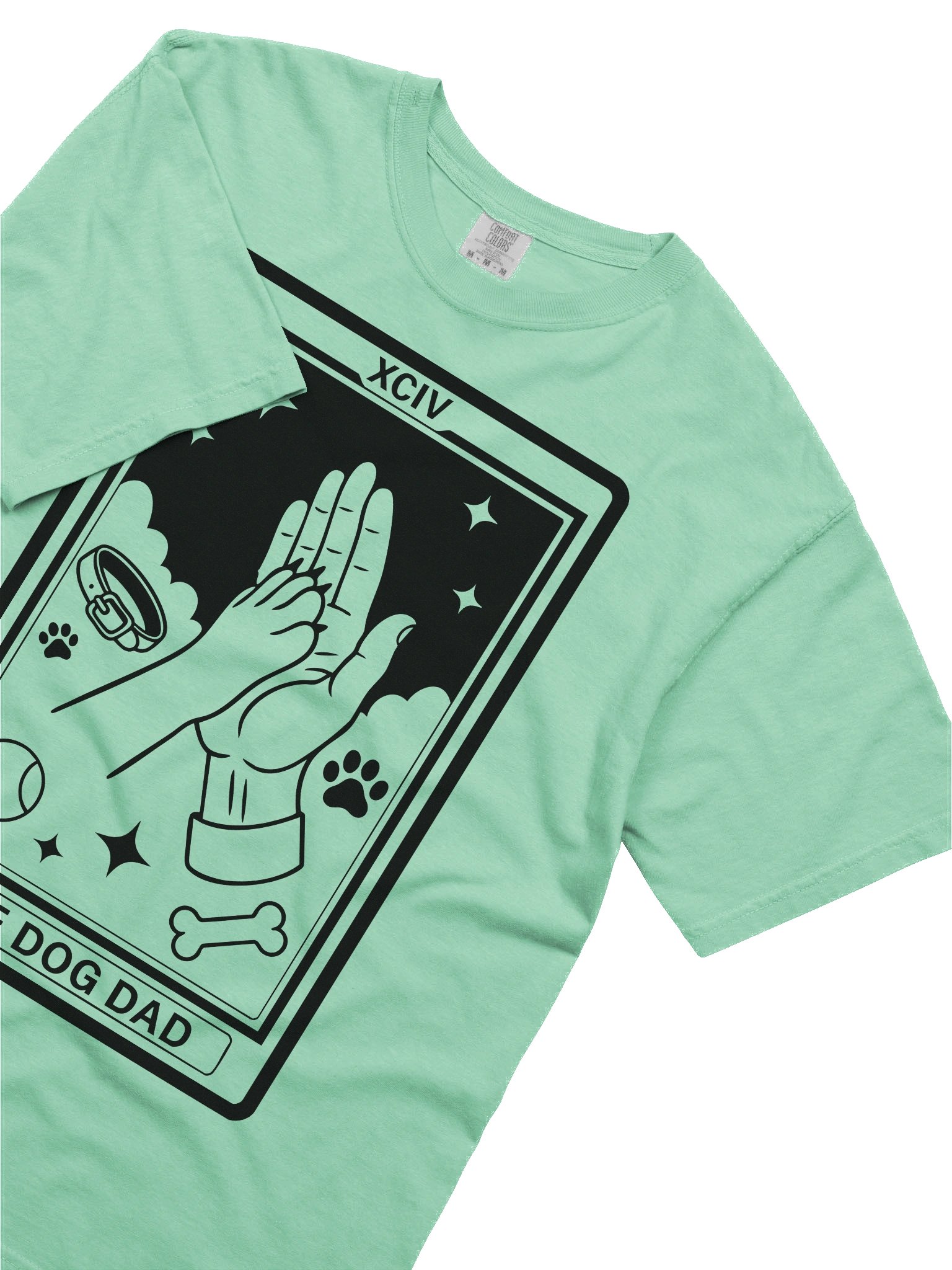 🔮 “The Dog Dad Tarot Tee [Black Print]” product image (38)