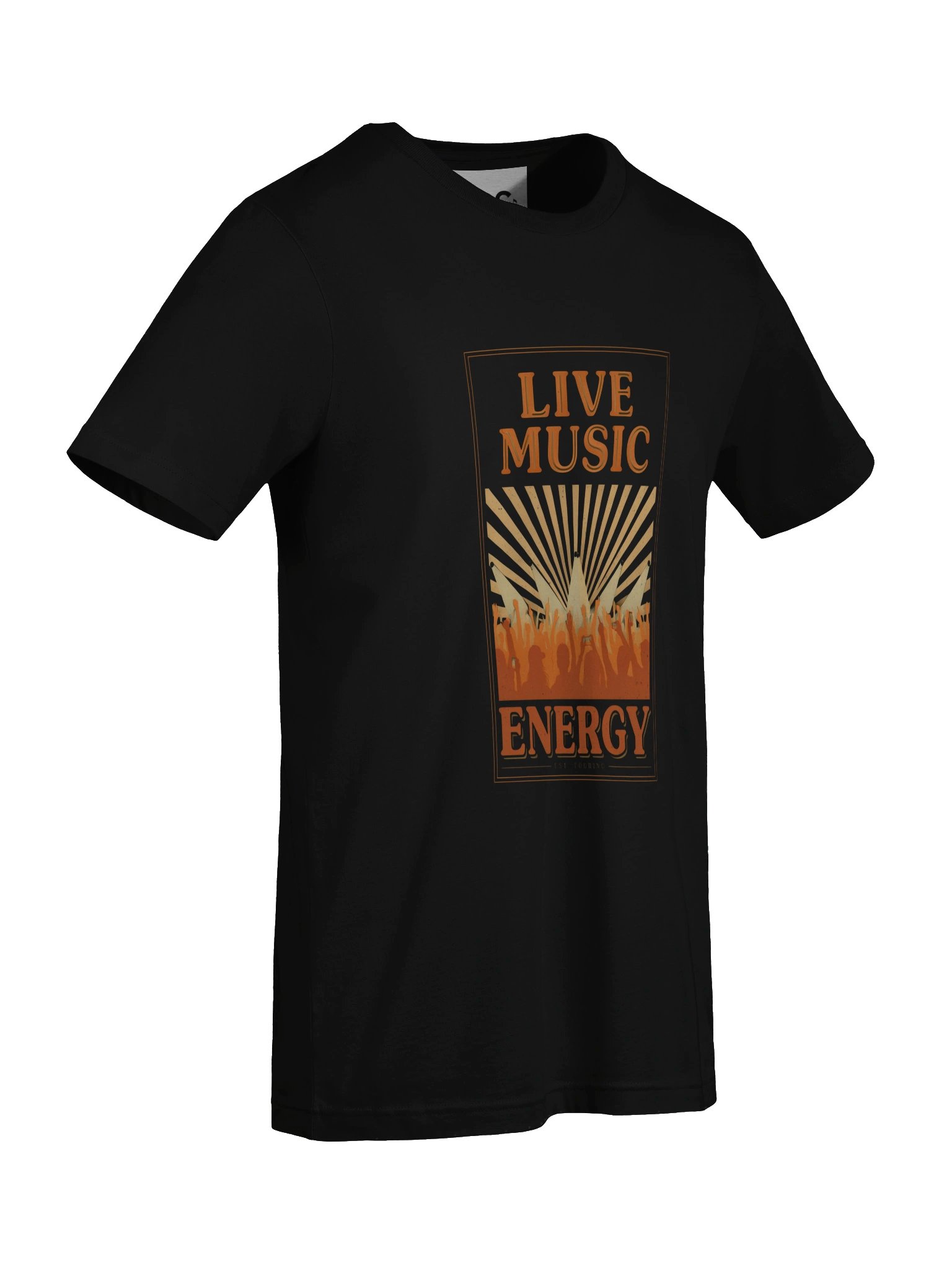Live Music Energy Retro Concert Tee product image (41)