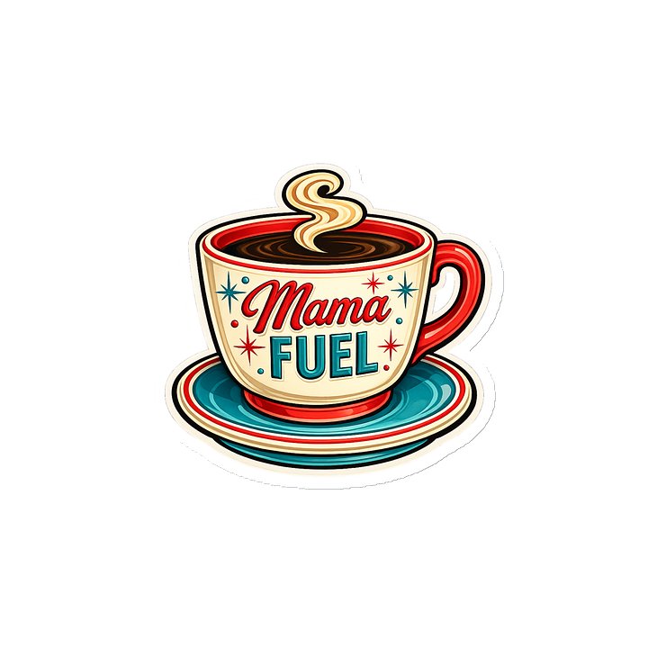 ☕ Mama Fuel™ Retro Coffee Magnet product image (2)