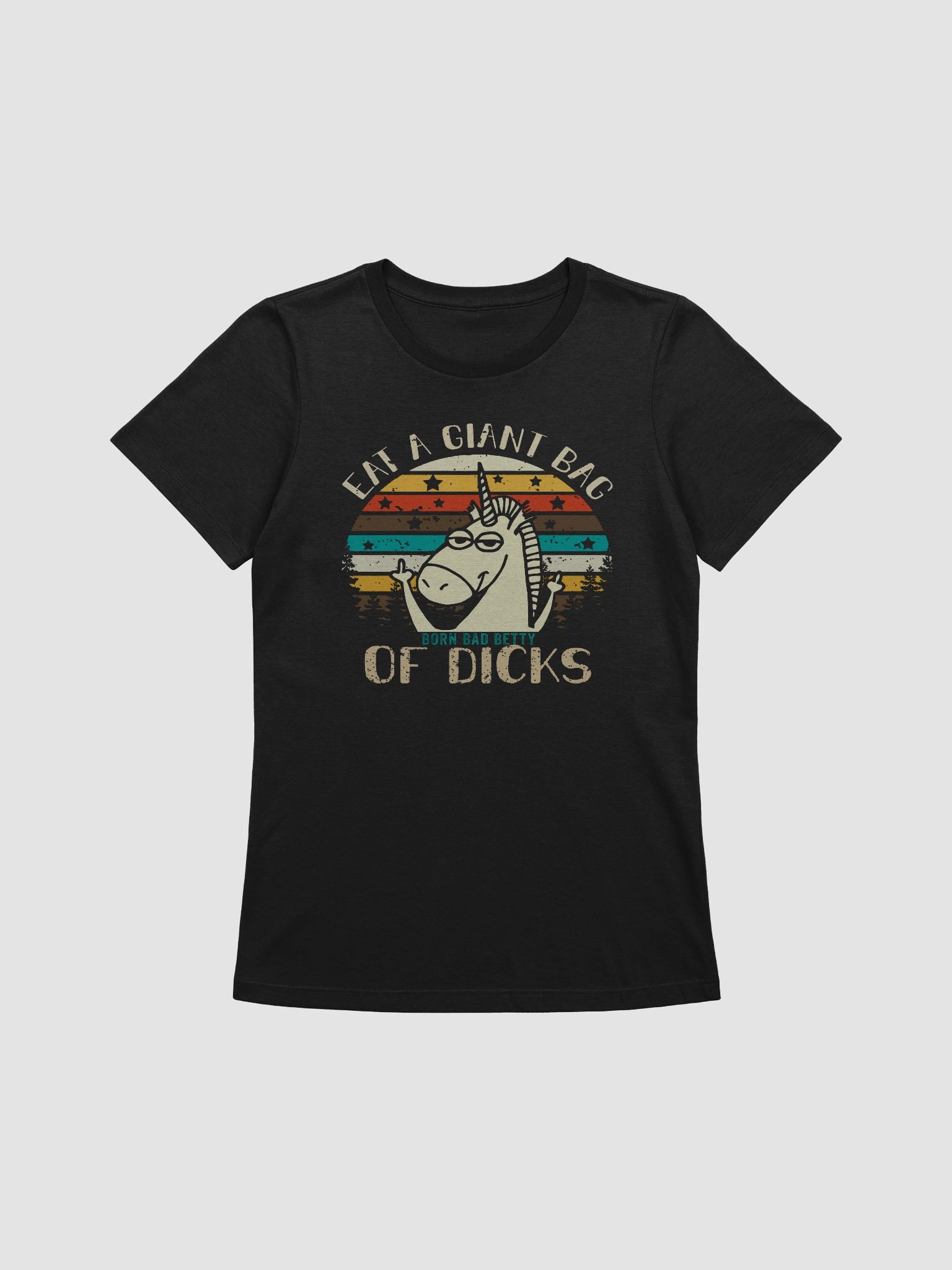 Rude Unicorn Vibes womens Tee product image (3)
