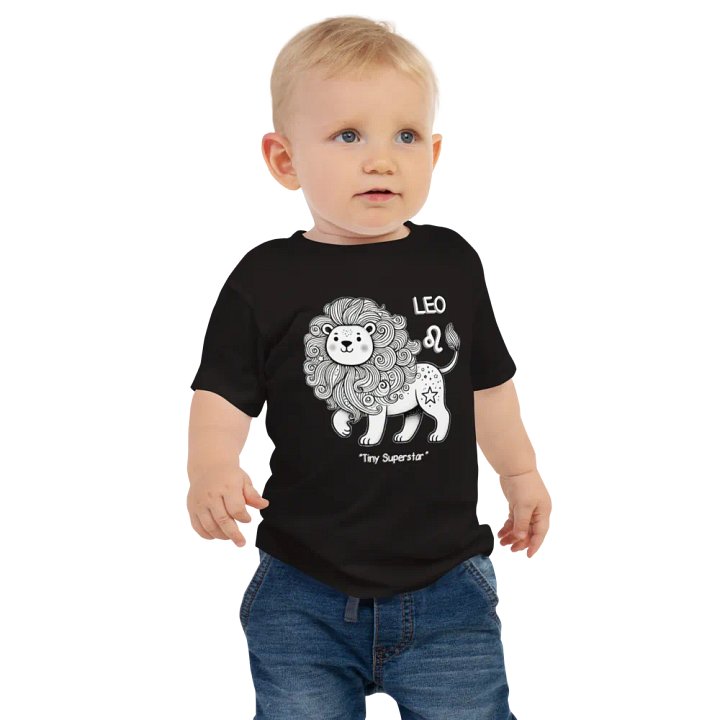Leo Tiny Superstar Baby Tee product image (1)