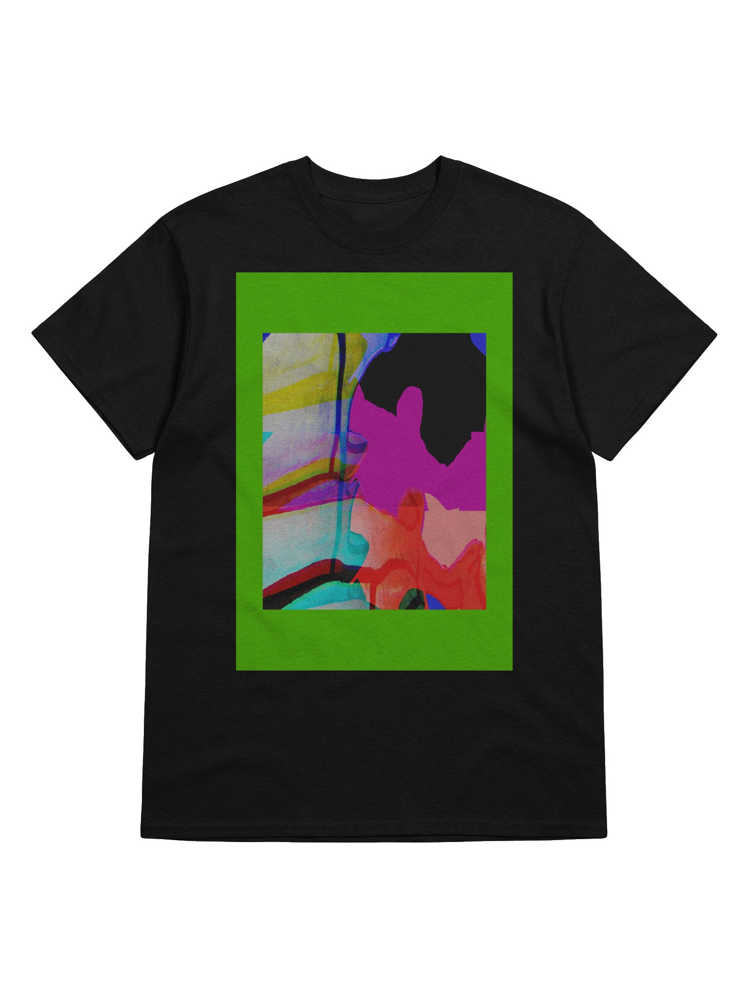 Vibrant Abstract Fusion T-Shirt product image (5)