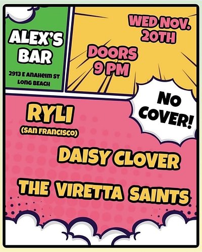 Huge thanks to everyone who came to our Halloween show last week 💕 In case you missed it, we’re opening for @rylitheband at A...