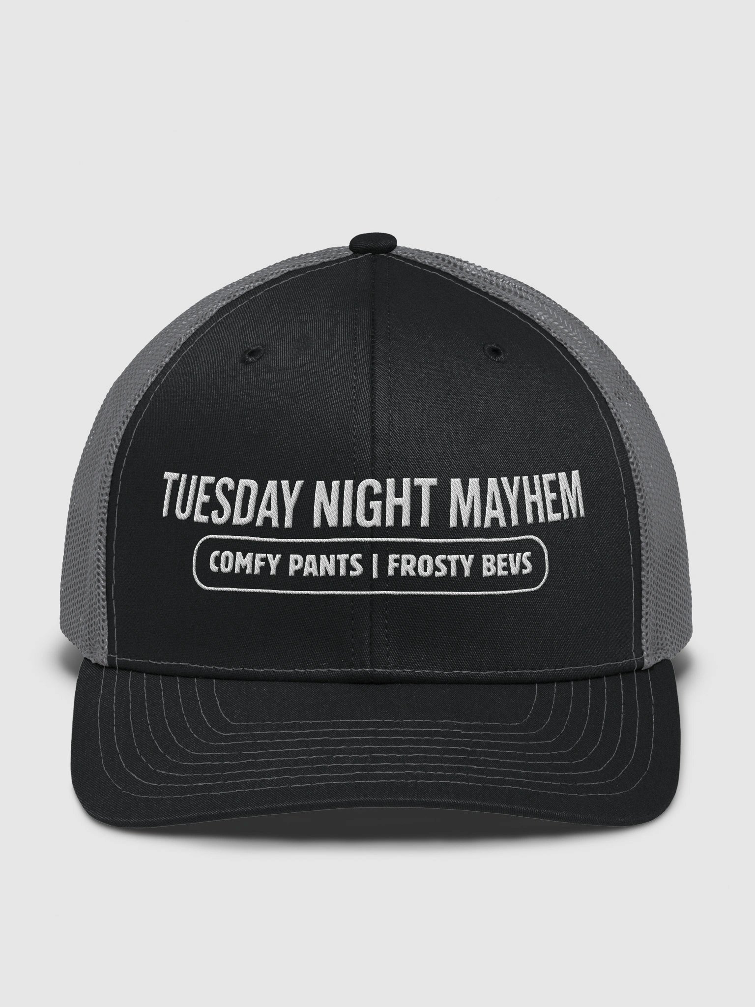 Tuesday Night Mayhem Premium Trucker Hat product image (1)