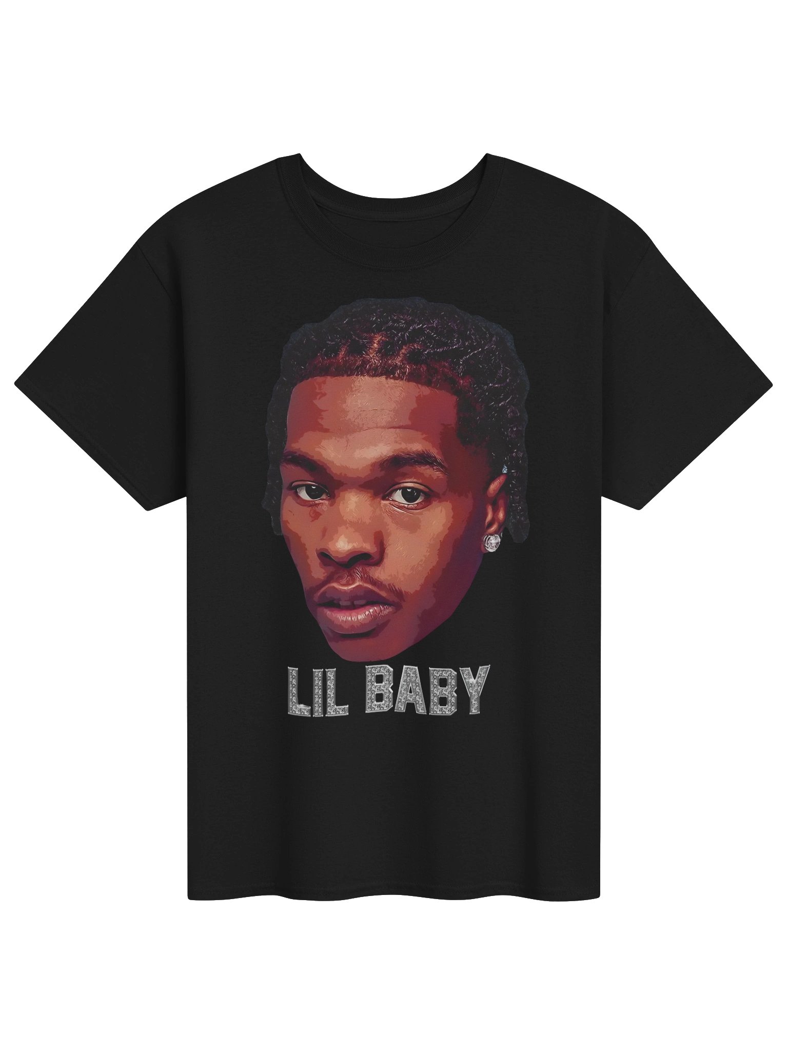 Lil Baby Portrait T-Shirt product image (1)