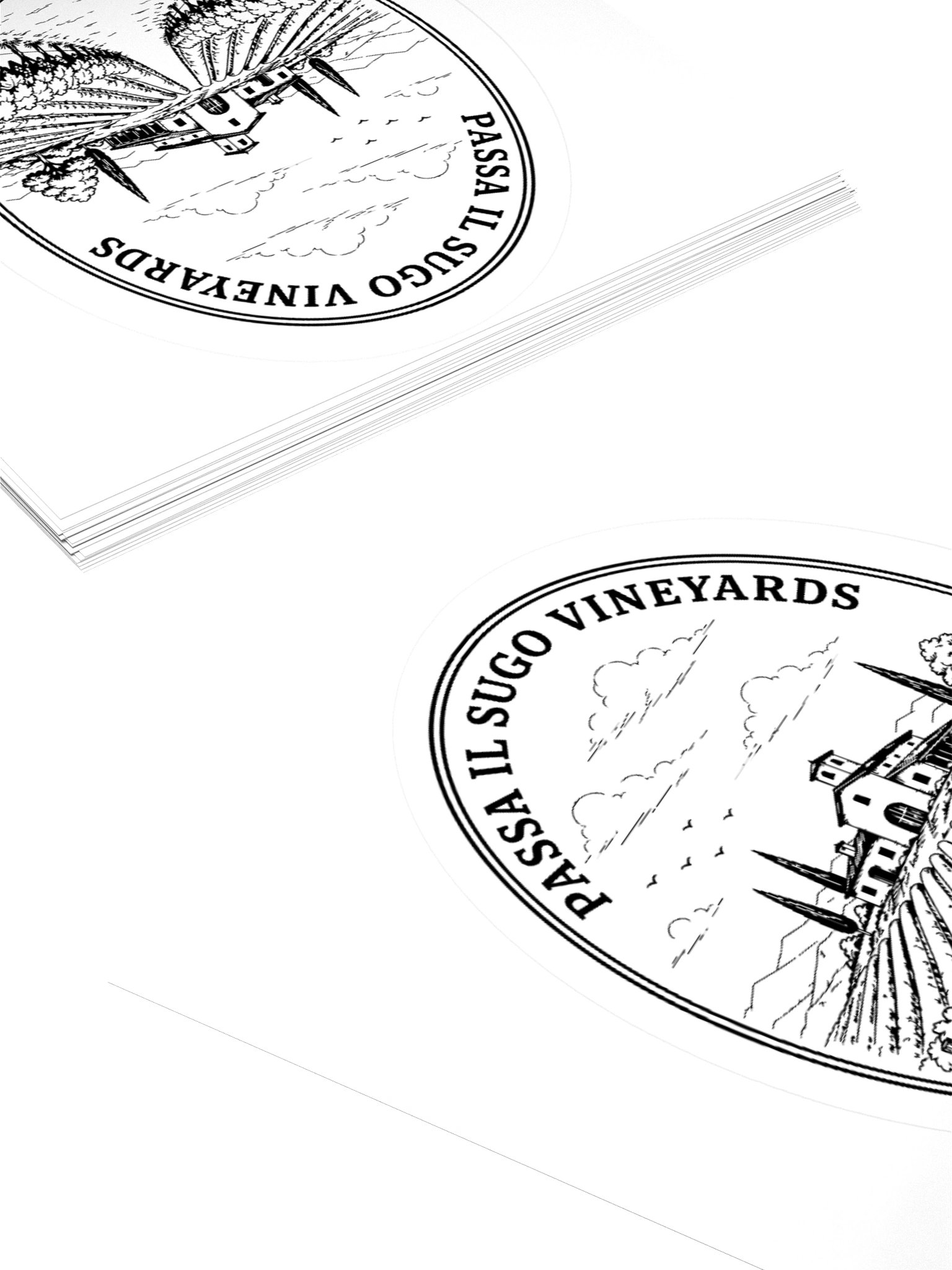 Passa Il Sugo Vineyards sticker product image (10)