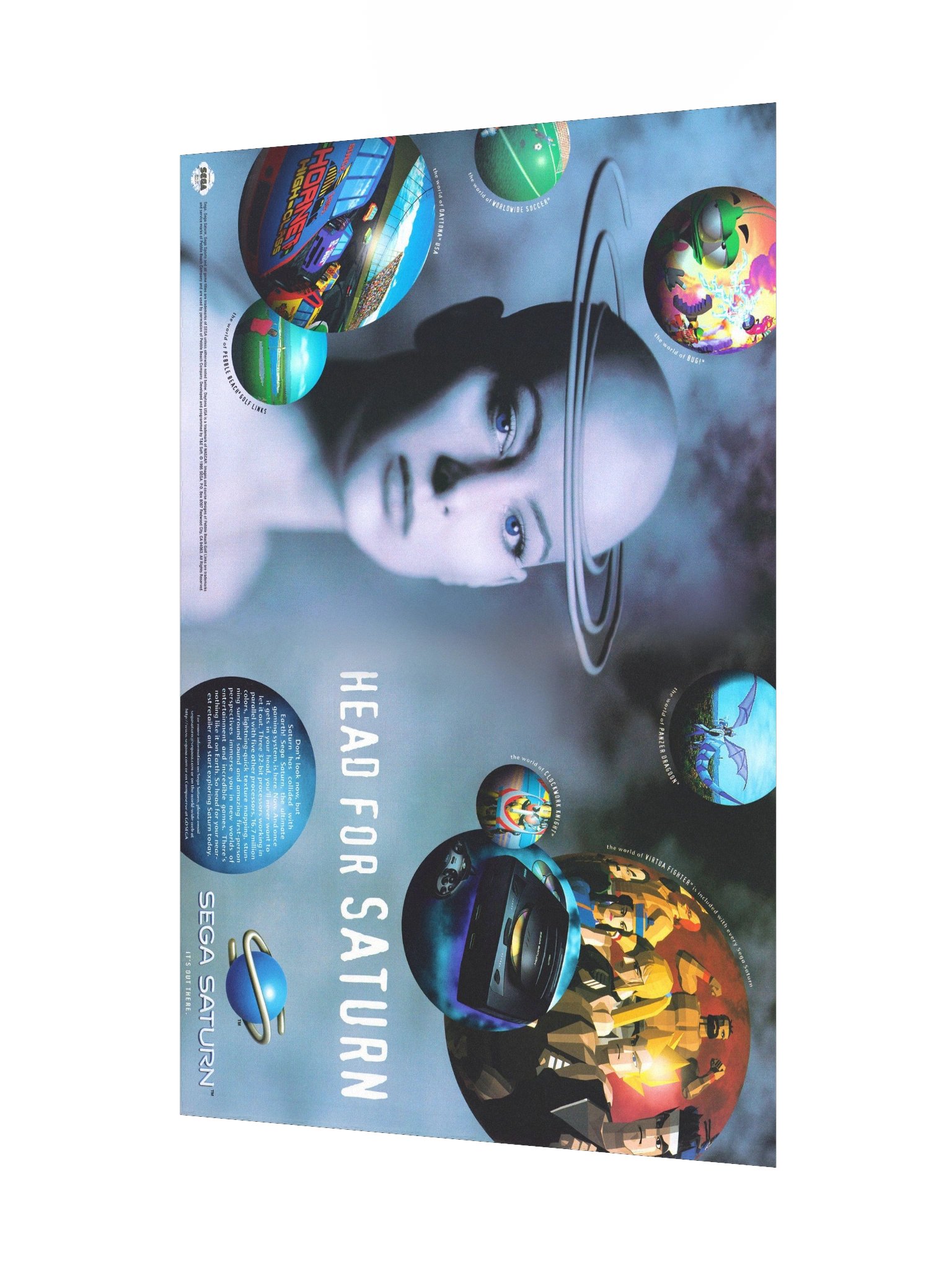 SEGA Saturn - Promotional Poster/Flyer product image (3)