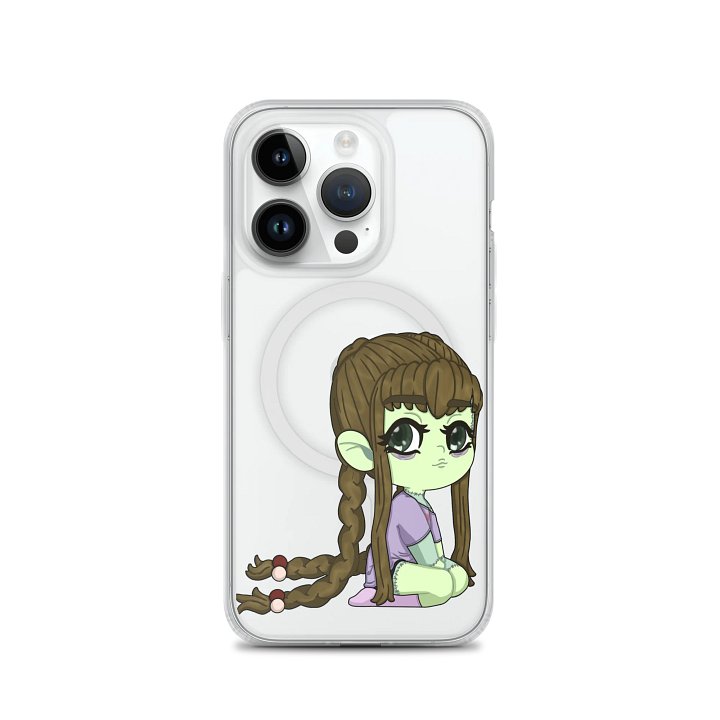 Autumninstitches sitting chibi MagSafe® Clear Case for iPhone® product image (3)