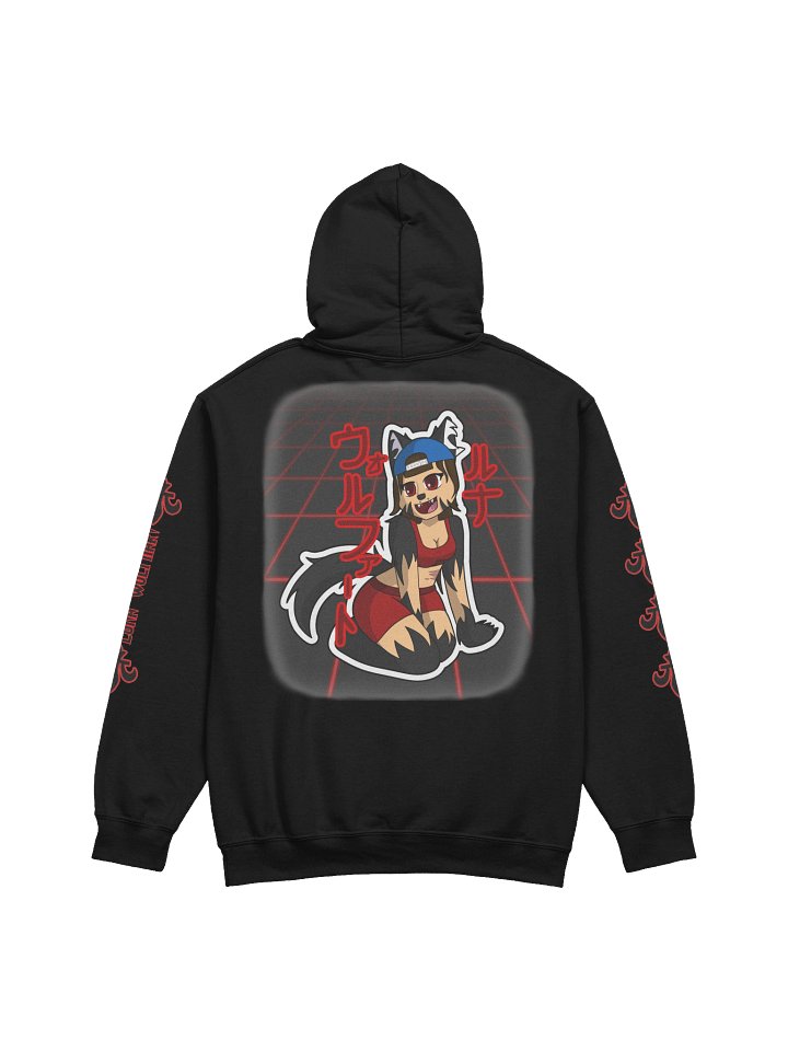 Red Neon Luna Pullover Hoodie product image (2)