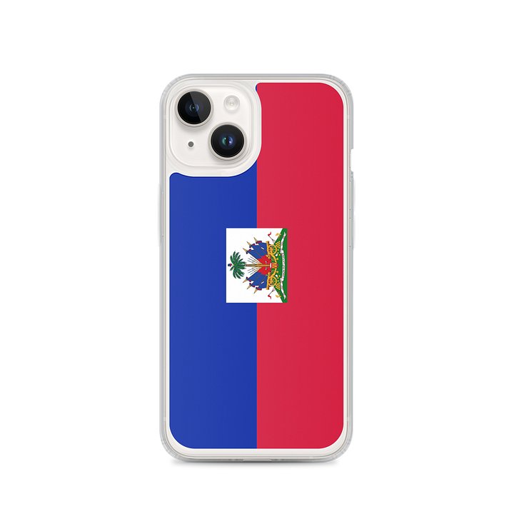 Haiti Flag MagSafe® Clear iPhone® Case product image (4)