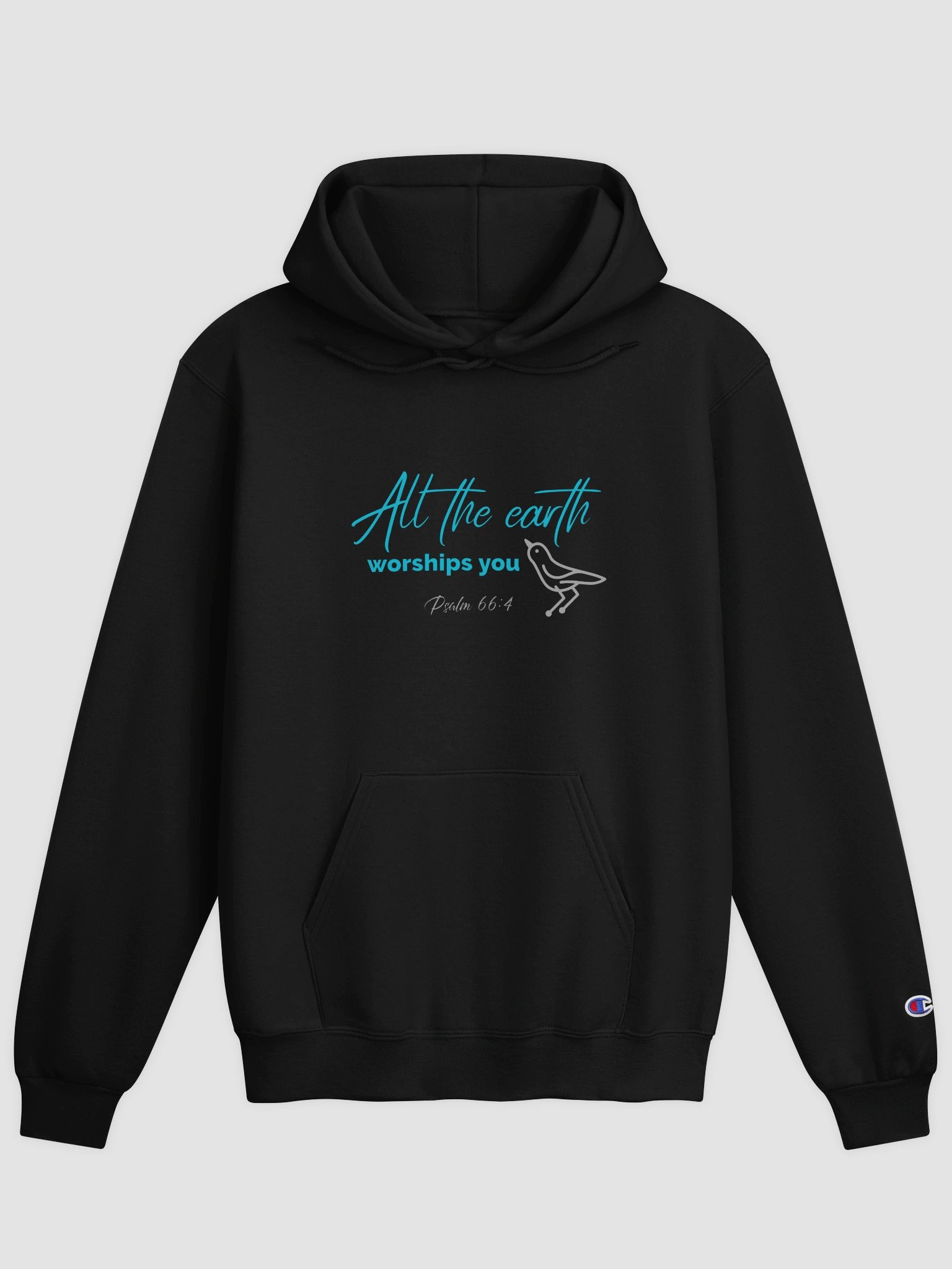 "All The Earth Worships You" Heavyweight Cozy Hoodie product image (1)