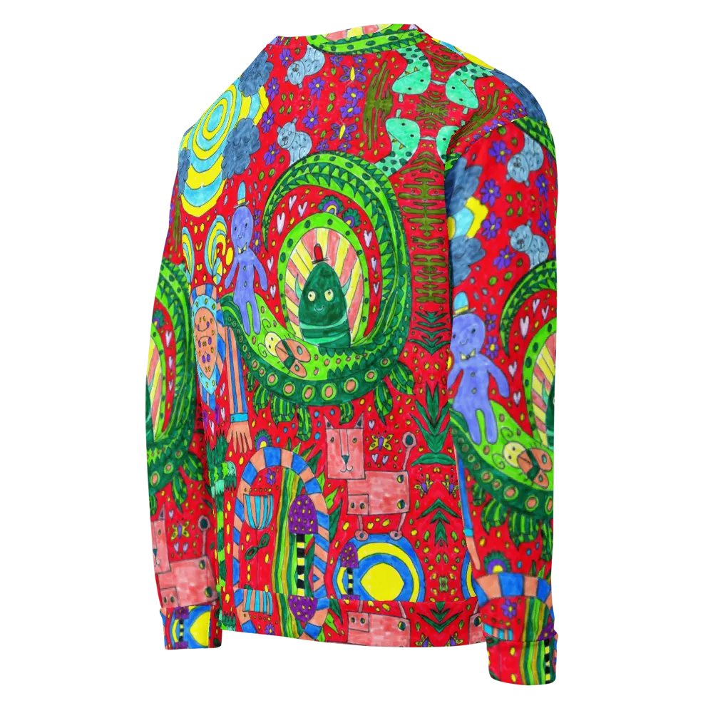 Abstract Doodle Imagination Unisex Sweatshirt product image (8)