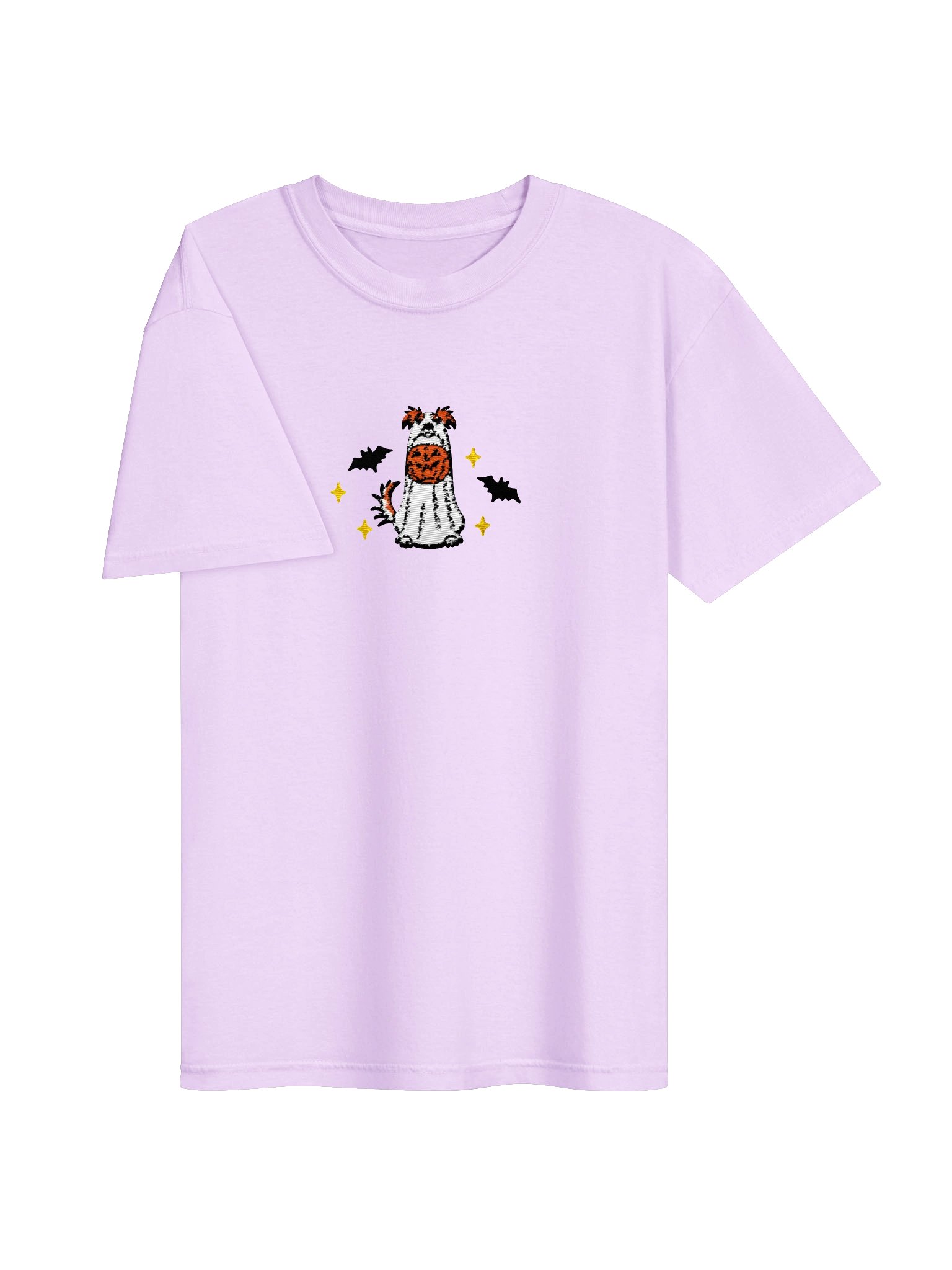 Halloween Borzoi(Red & White) Embroidered T-Shirt product image (43)