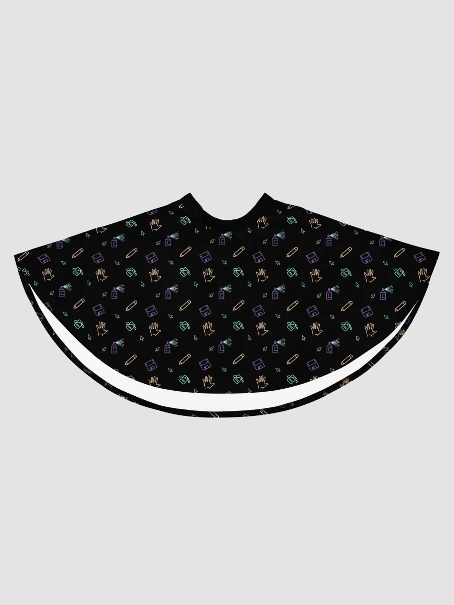 Computer Lab pattern skater skirt product image (7)