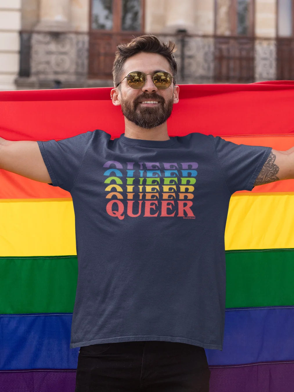 Rainbow Queer Vibes T-Shirt product image (5)