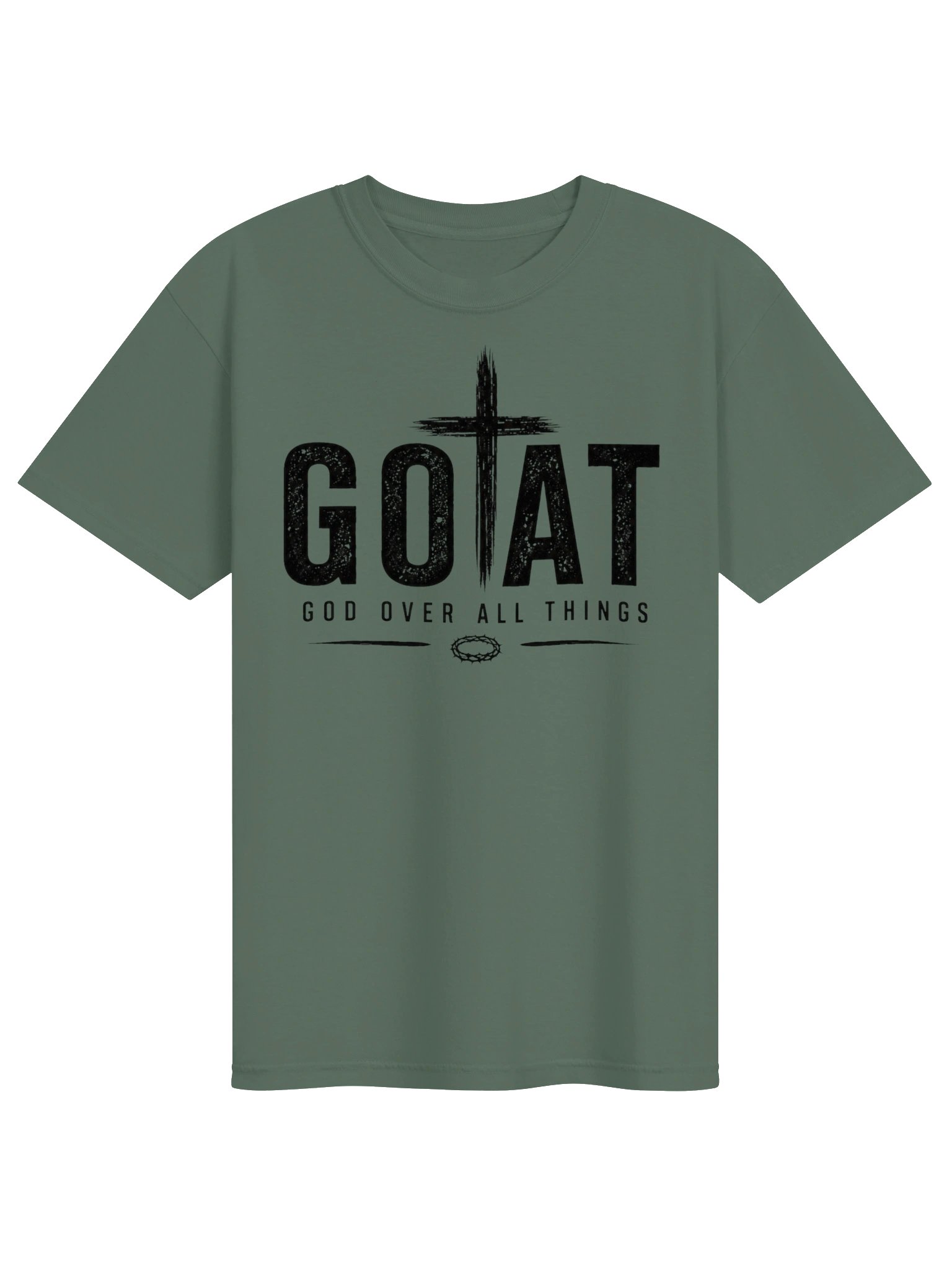 GOAT – God Over All Things Christian T-Shirt | Faith-Based Inspirational Apparel | Kingdom Life Co. product image (2)