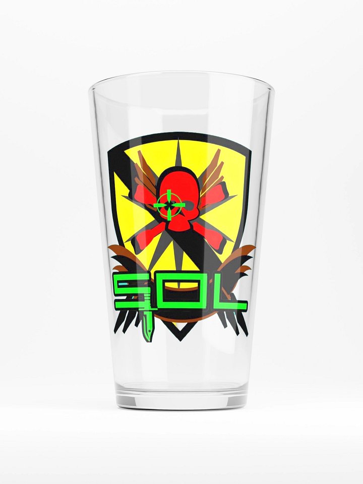 SOL Gaming Pint Glass product image (1)