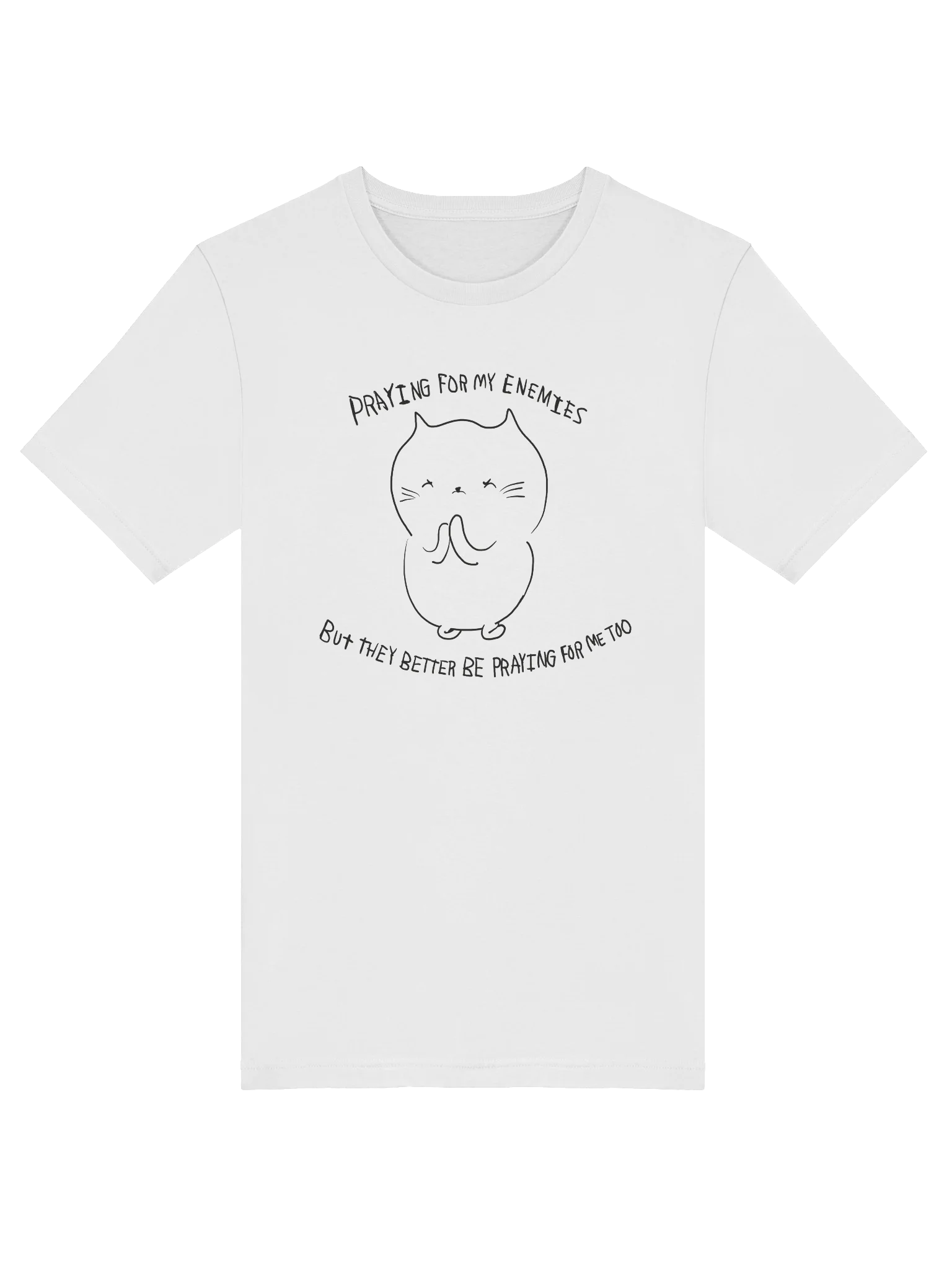 Praying for my enemies Statement Tee product image (5)