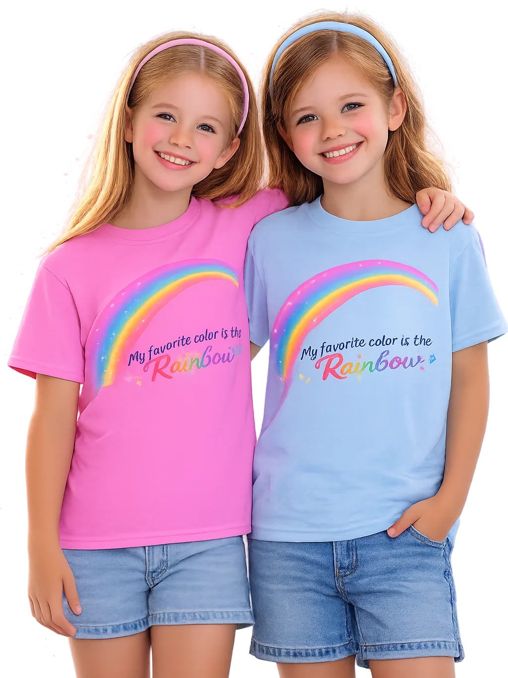 Rainbow Shimmer Youth Tee product image (1)