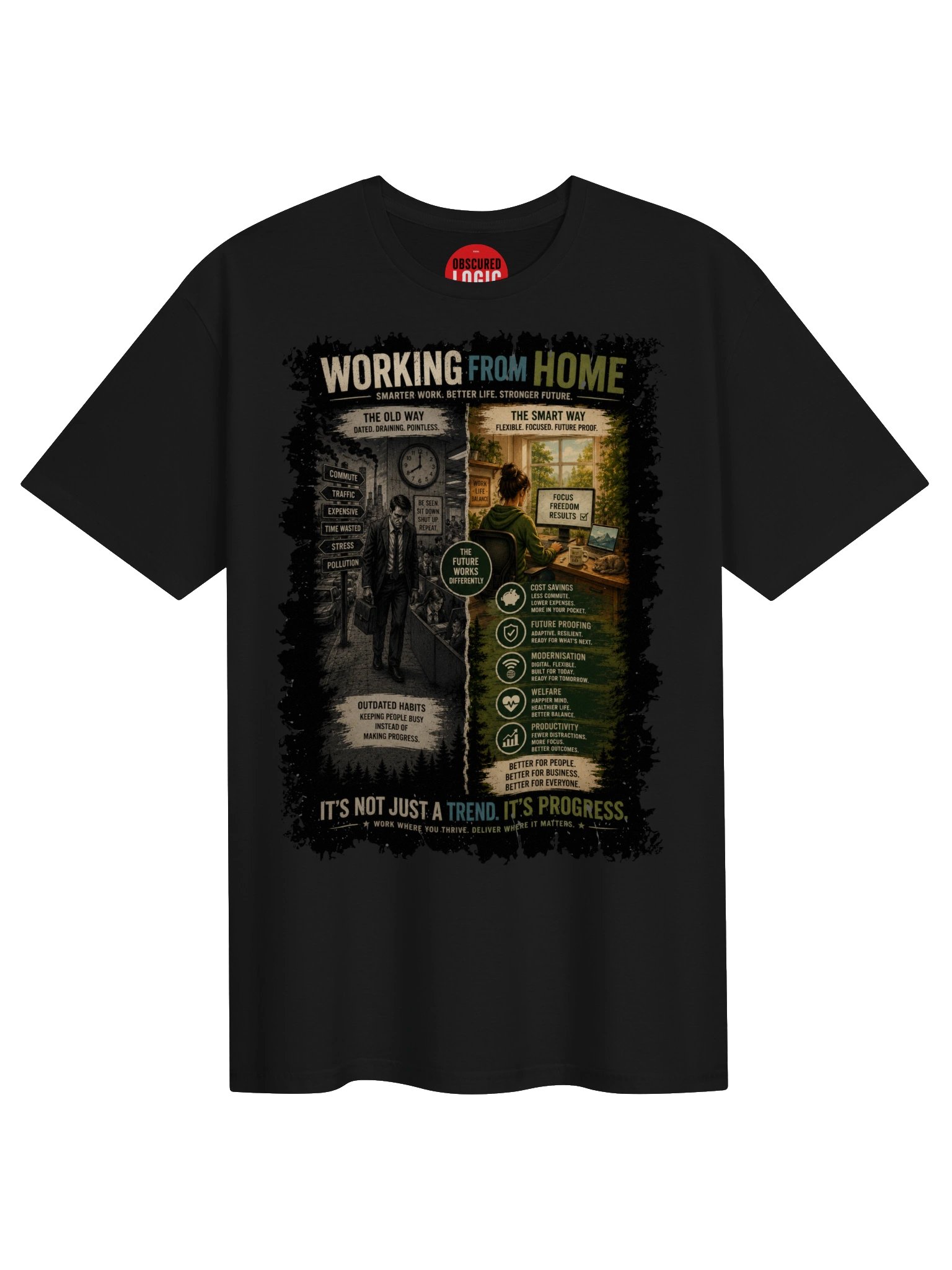 Working From Home Progress Tee product image (1)