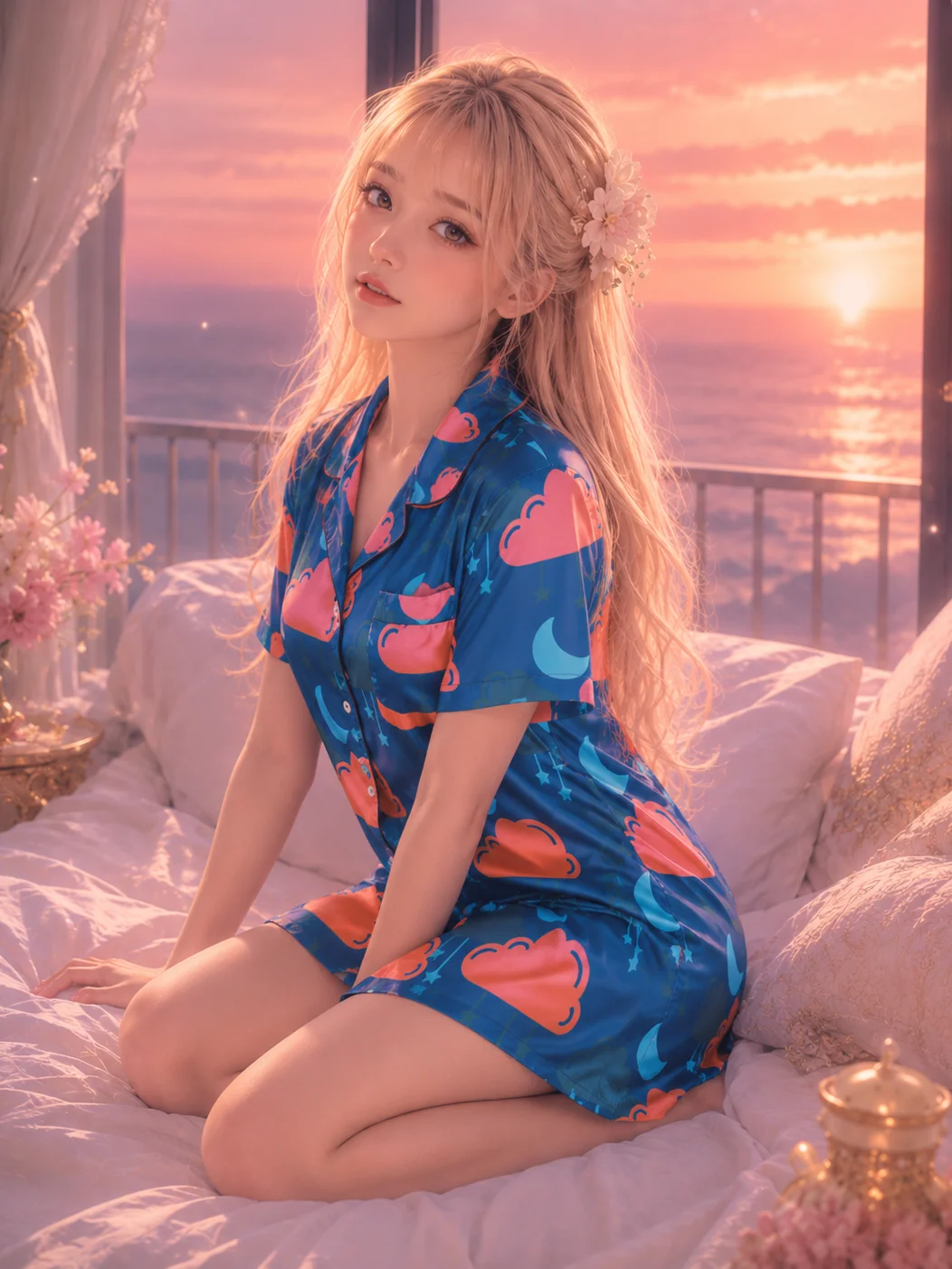 Dreamy Nightfall Button Shirt product image (2)
