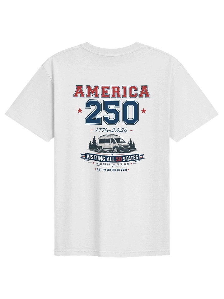 Vanlife-ish 250th Anniversary Shirt for 4th of July T-Shirt for Independence Day Tee product image (2)