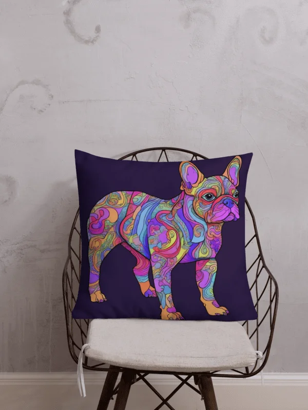 Groovy Frenchie #1 - Pillow product image (6)
