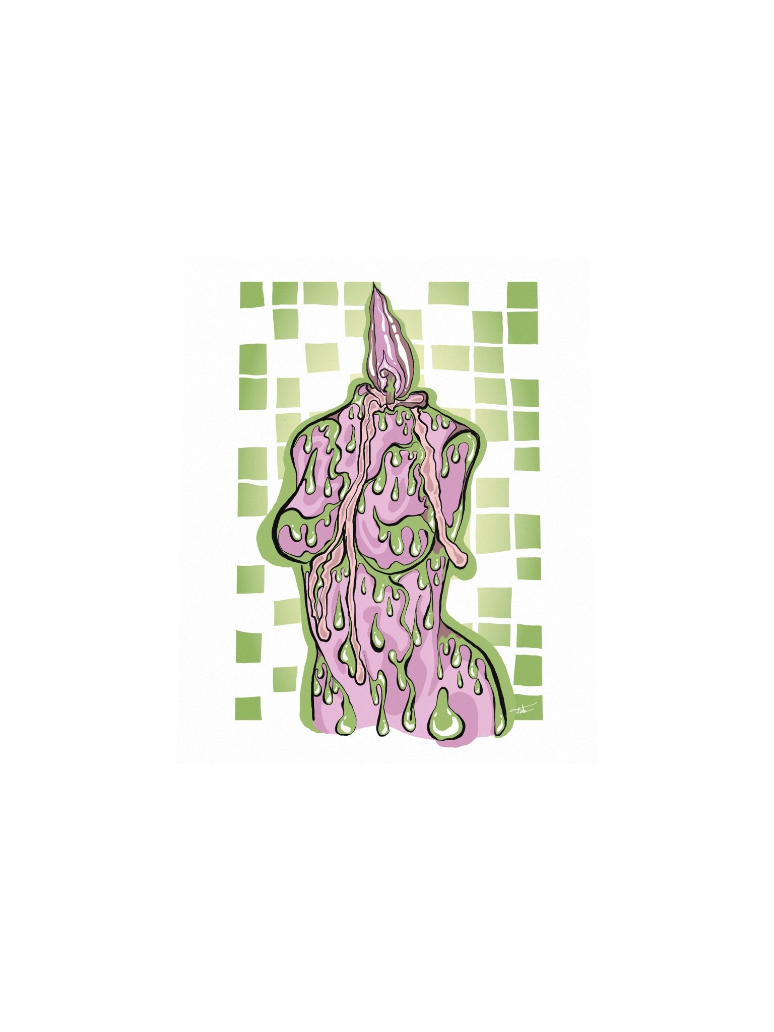 "Melting body" Art Print product image (4)
