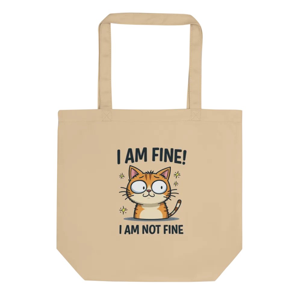 I Am Fine/I Am Not Fine Eco-Friendly Tote Bag product image (1)