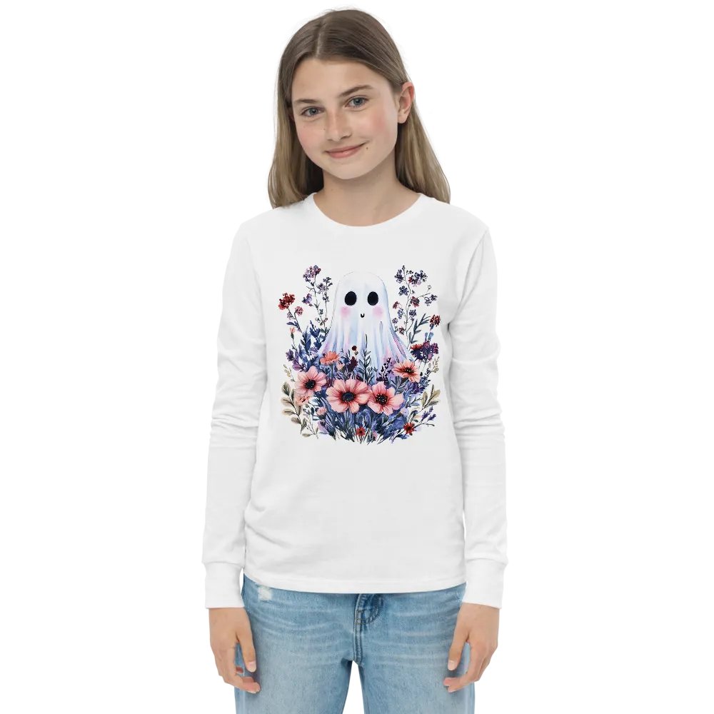 Natural Ghosts Long Sleeve Youth T-shirt product image (7)