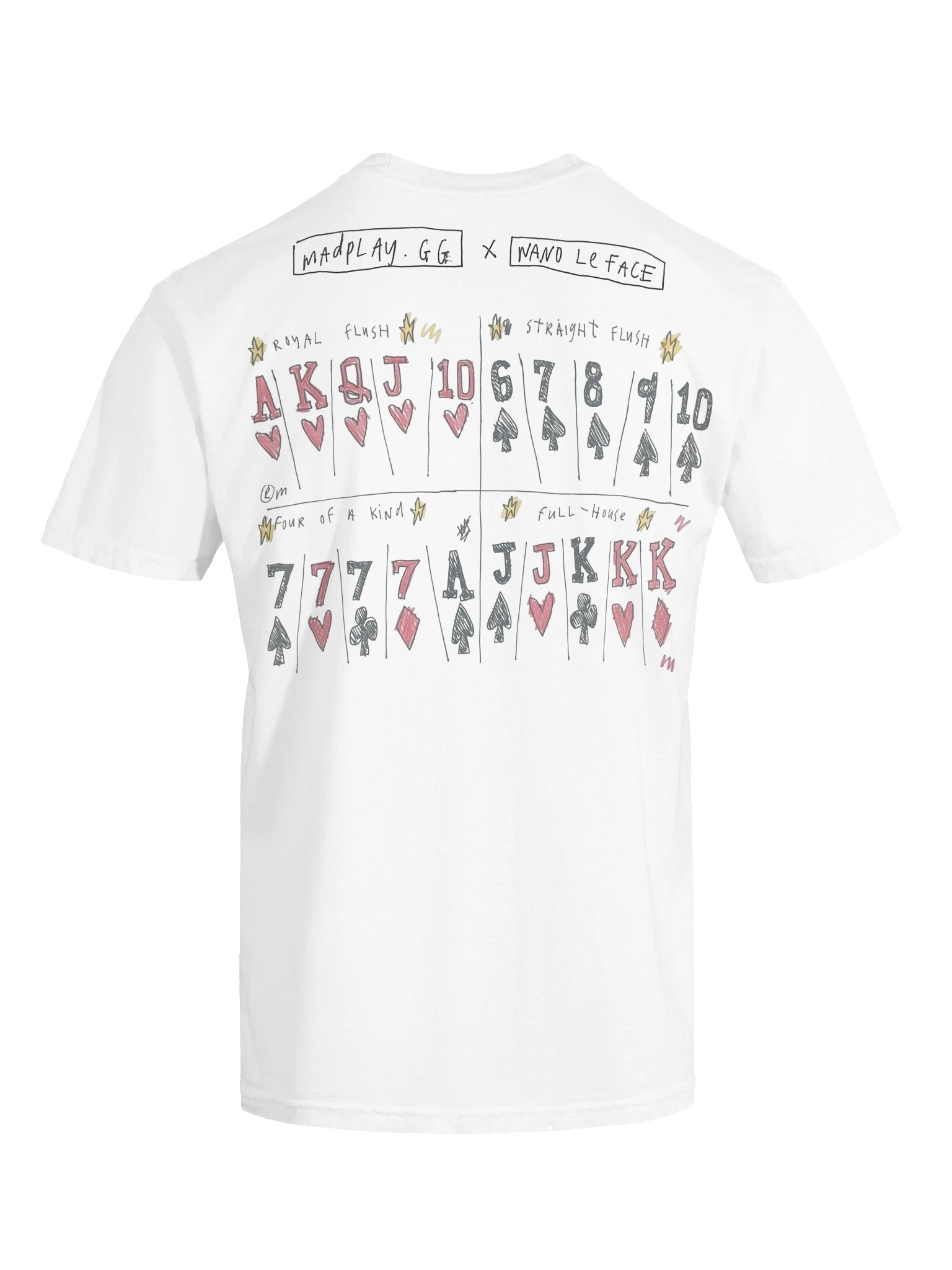 Nano Le Face x Madplay: Poker Tee product image (11)