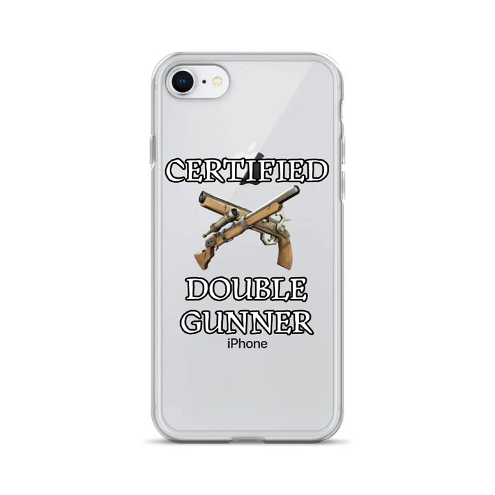 Certified Double Gunner iPhone Case Clear product image (1)