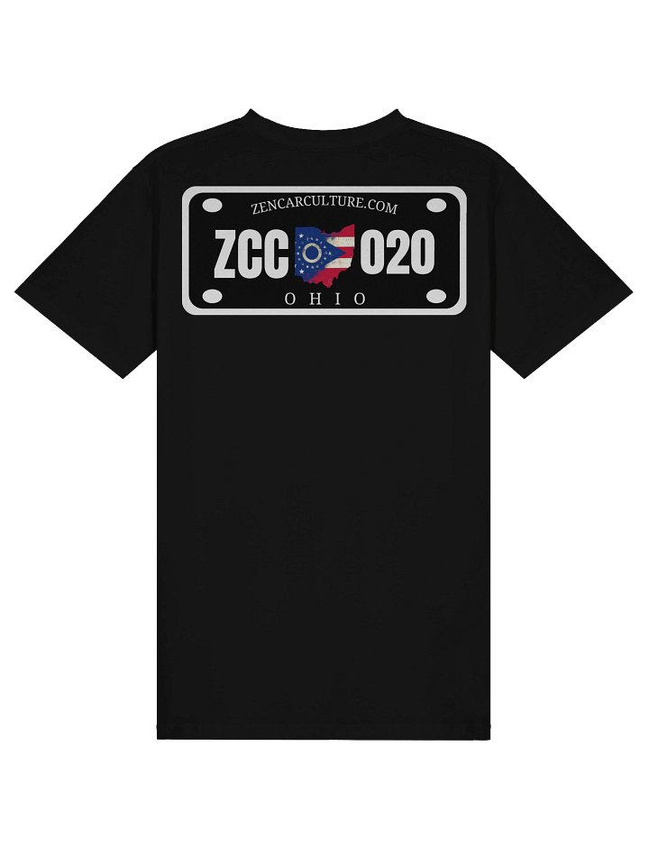 ZCC OHIO LICENSE PLATE PREMIUM TEE product image (1)