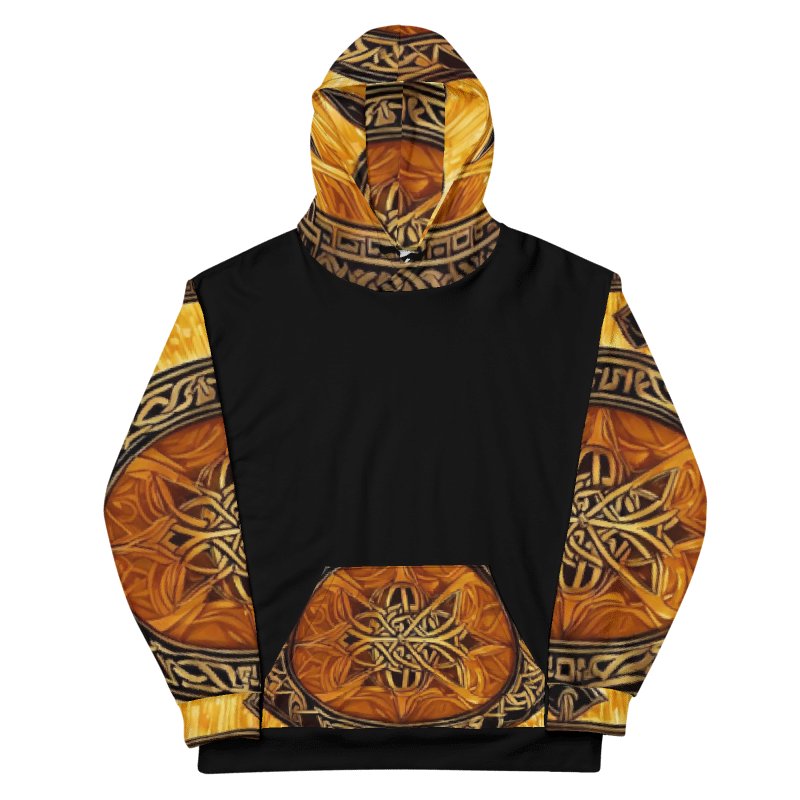 Black & Gold Symbology Hoodie product image (8)