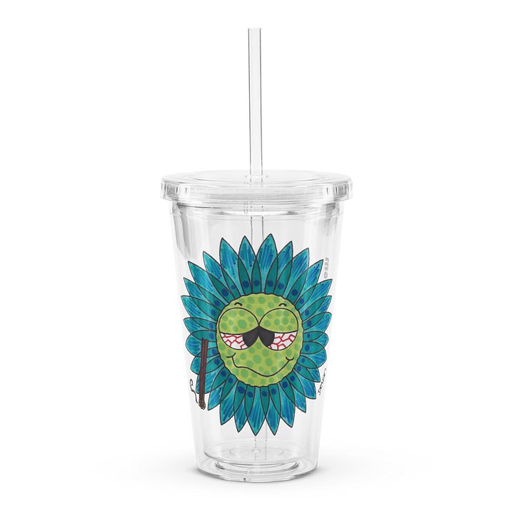Turquoise Stoner Flower Cup product image (1)