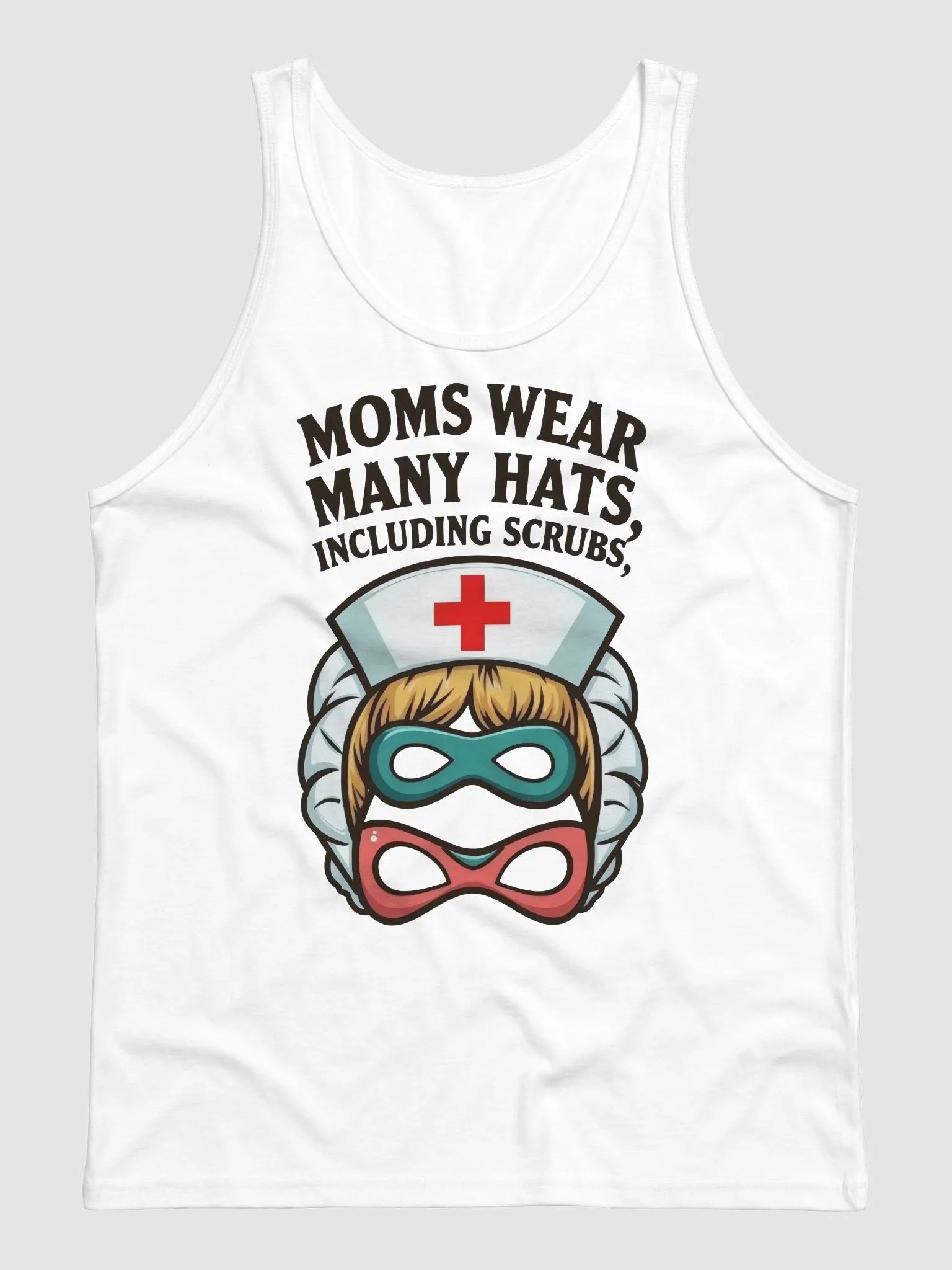Superhero Nurse Mom Jersey Tank product image (1)