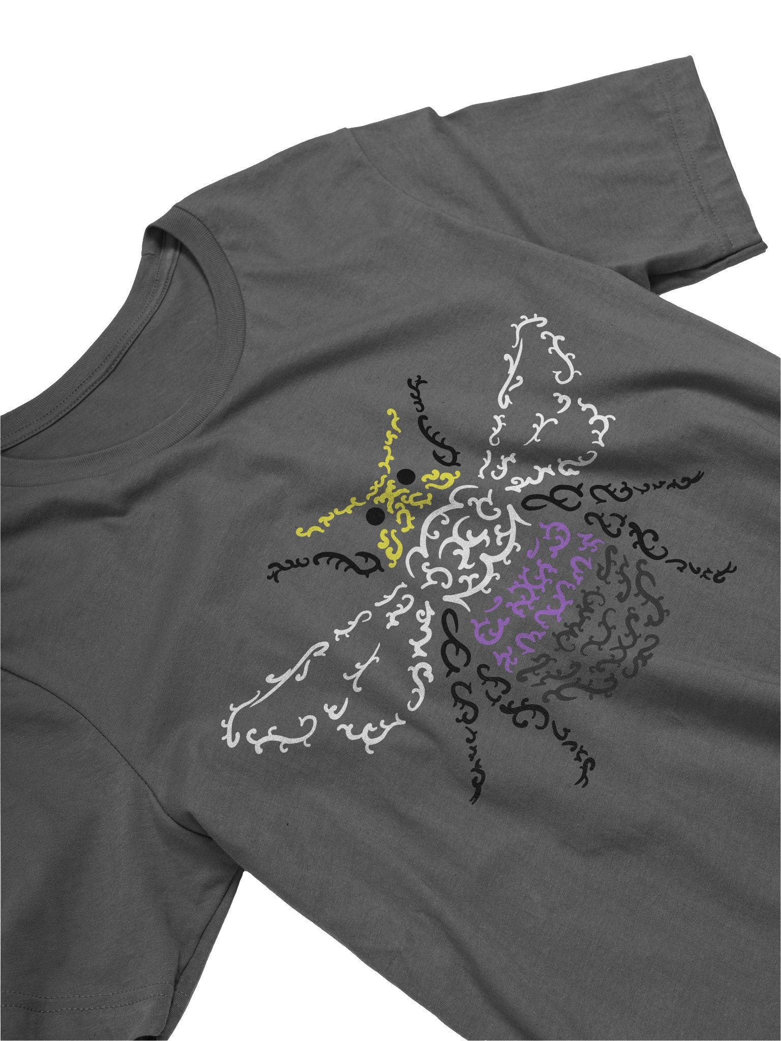 Enby Stripes Bumblebee Graphic Tee product image (9)