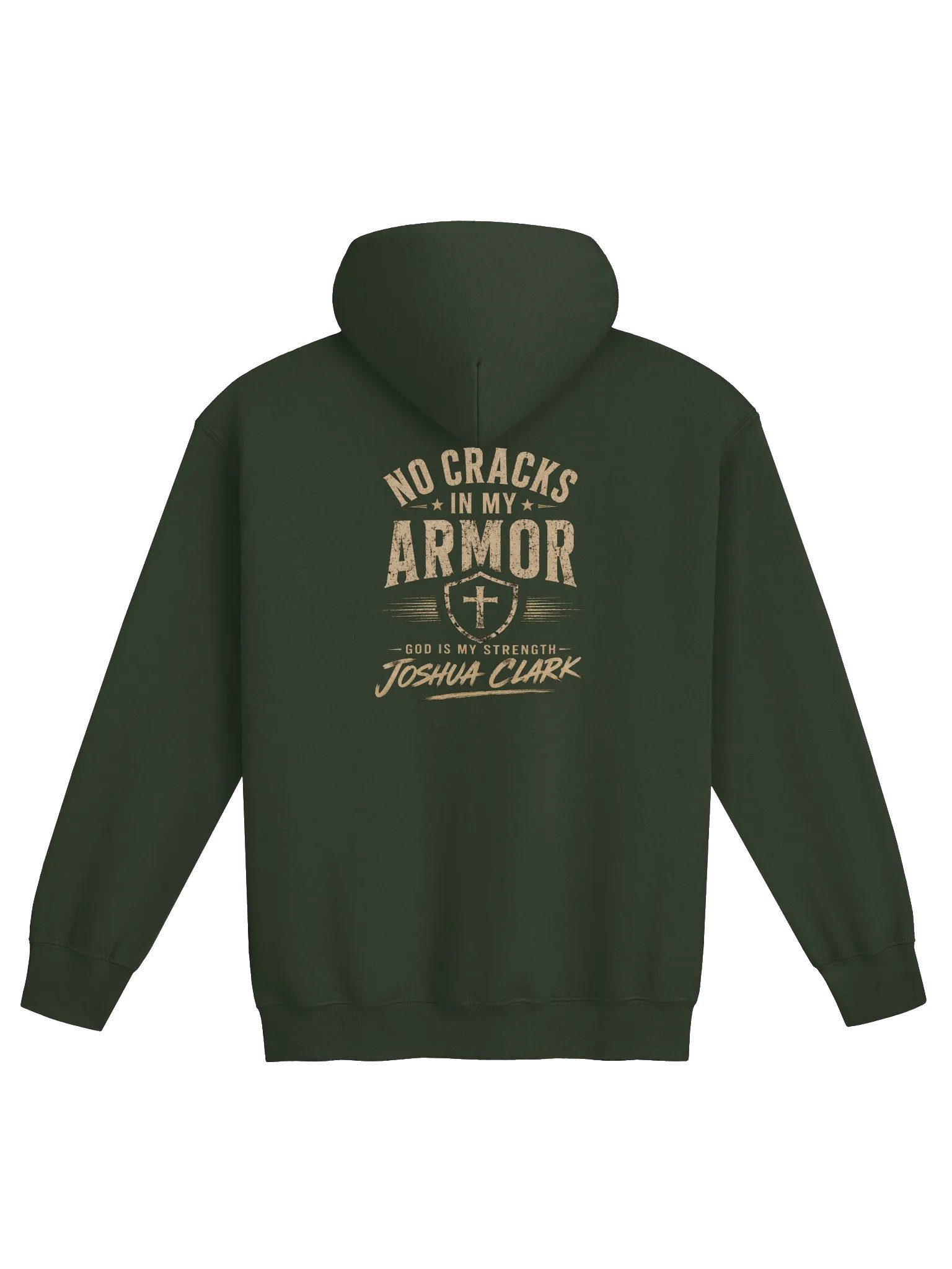 No Cracks In My Armor — Gildan Zip Hoodie product image (2)