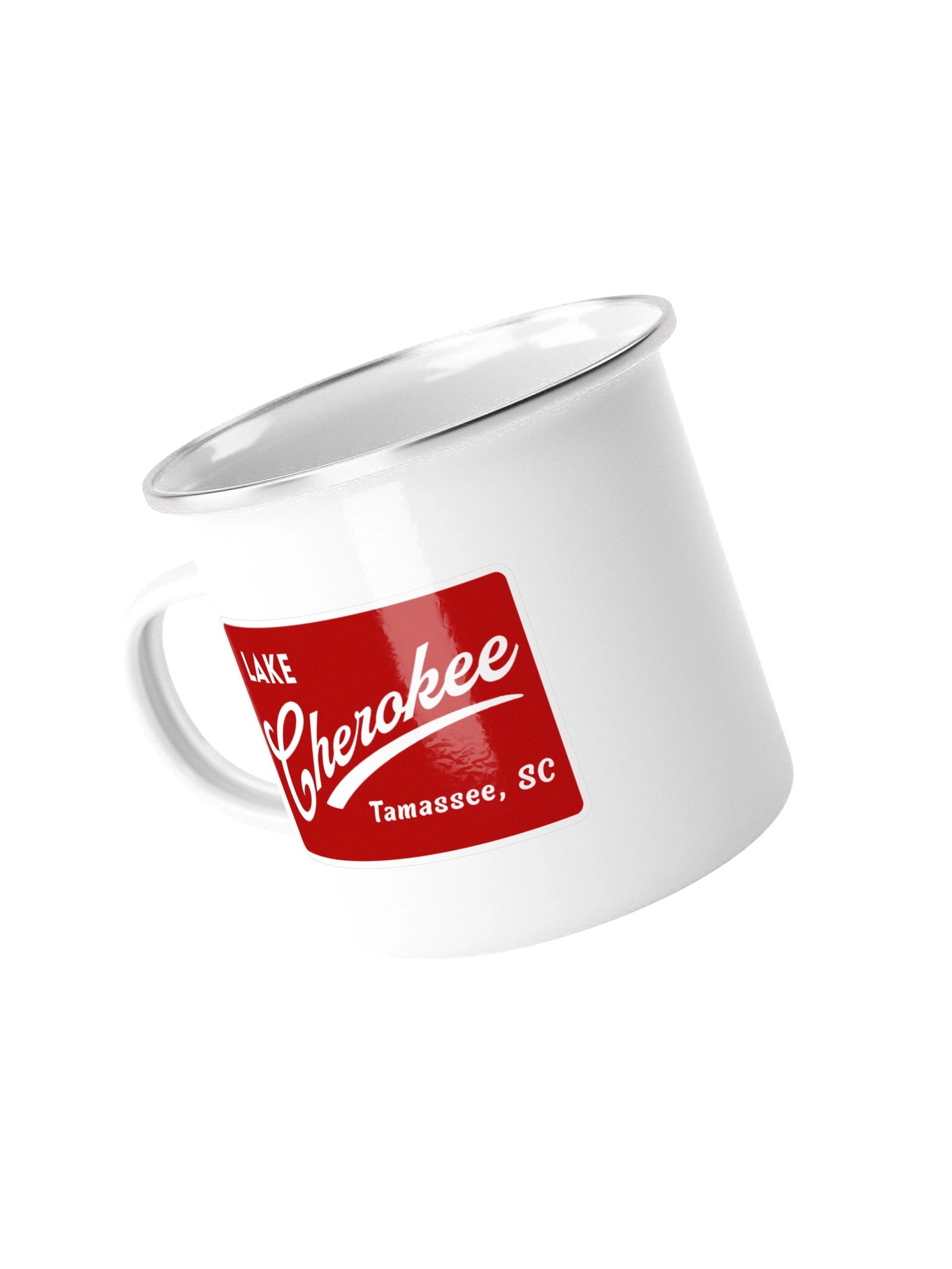 Lake Cherokee Enamel Mug product image (4)