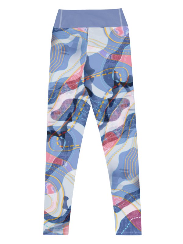Tectonic map-Yoga Leggings product image (4)