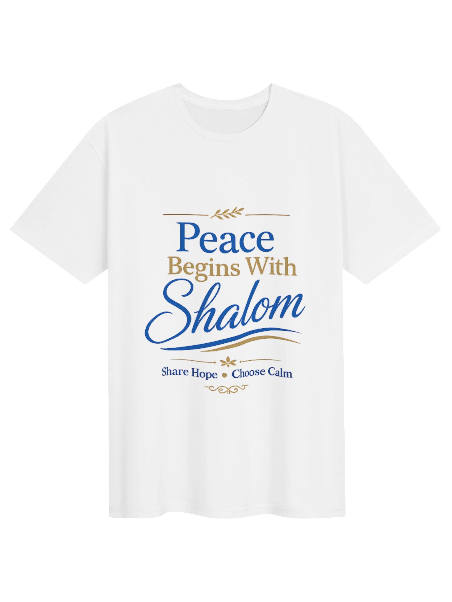 Peace Begins With Shalom Tee product image (1)